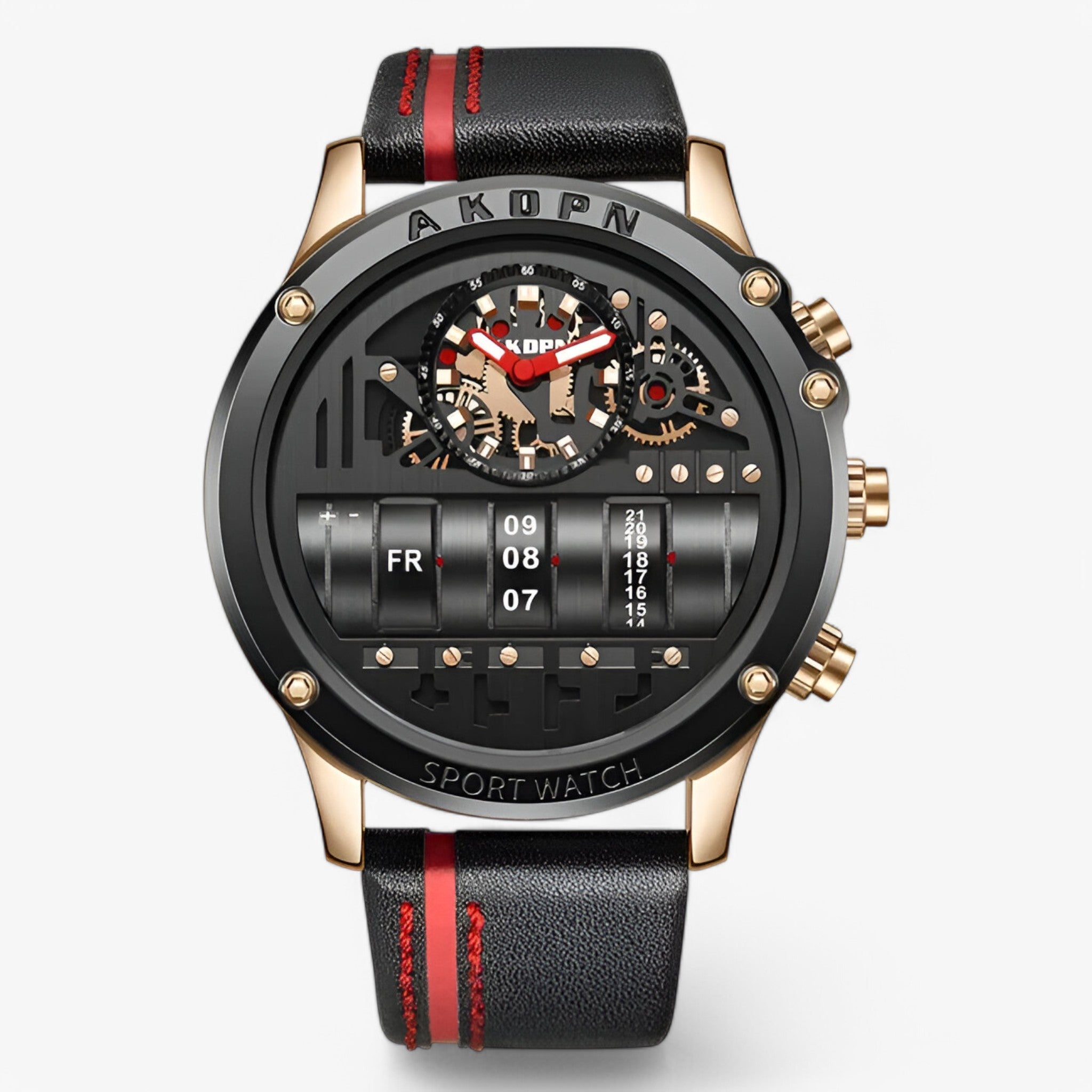 Orologio militare con data girevole - Nero - accessoires data girevole horloges militare orologio orologio militare watches - Concept Palermo