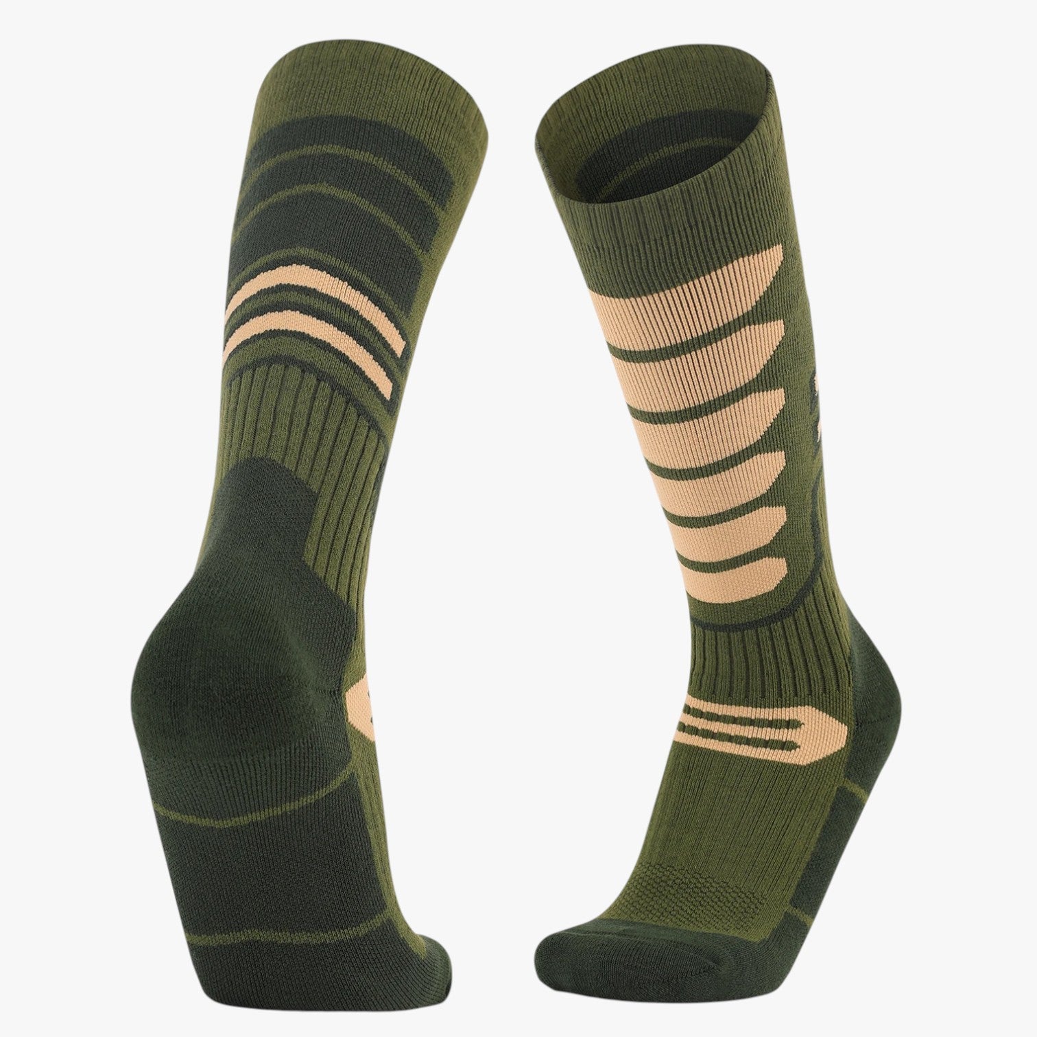 Calzini da sci e trekking – Extra spessi e traspiranti Rosso Uomo - L Verde Army - calzini calzini trekking extra Hiking Socks kaleb | calzini da sci e trekking – extra spessi e traspiranti - €25 socks spessi traspiranti trekking uomo - Concept Palermo