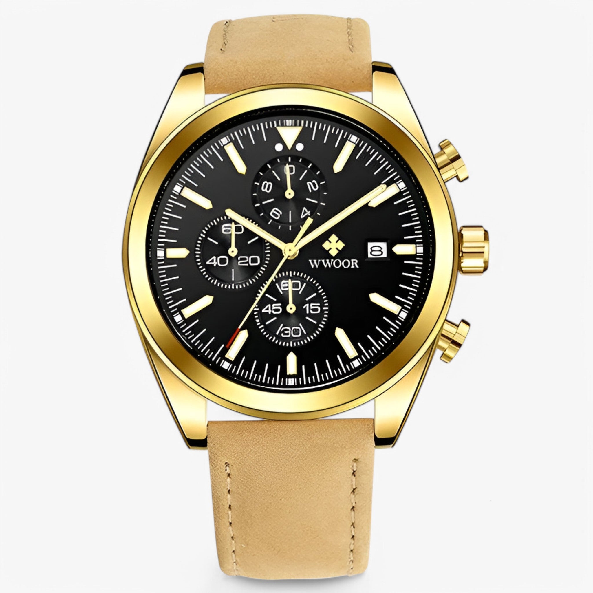 Orologio Cronografo Di Lusso In Acciaio Inossidabile Uomo - - accessoires acciaio cronografo horloges inossidabile orologio orologio cronografo uomo watches - Concept Palermo