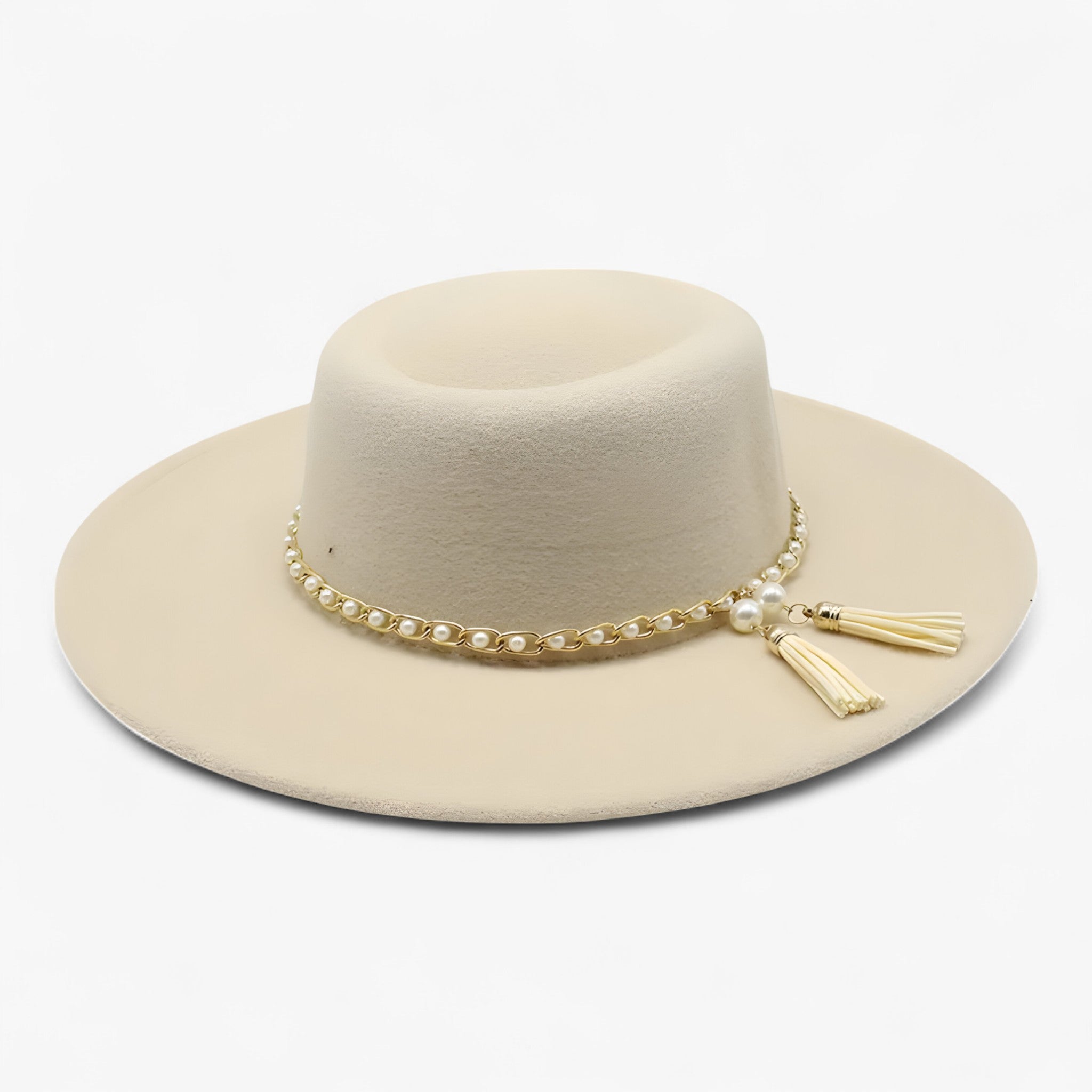 Cappello Fedora in Lana con Perle - 05 - cappello cappello fedora fedora jannela | cappello fedora in lana con perle - €25 lana perle - Concept Palermo