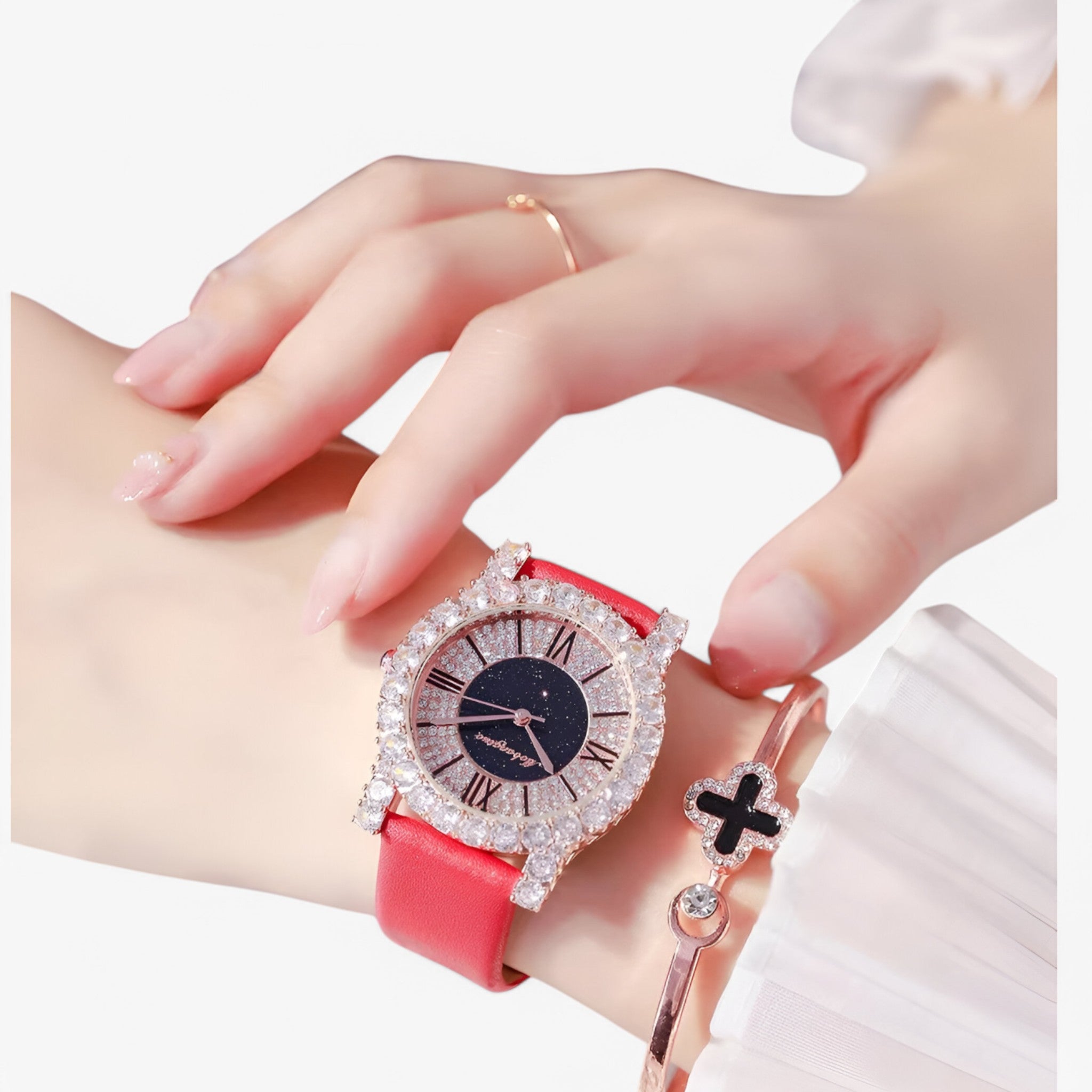 Orologio da Donna con Cristalli e Diamanti - - cristalli diamanti donna female watch orologio orologio donna watch for women watches - Concept Palermo