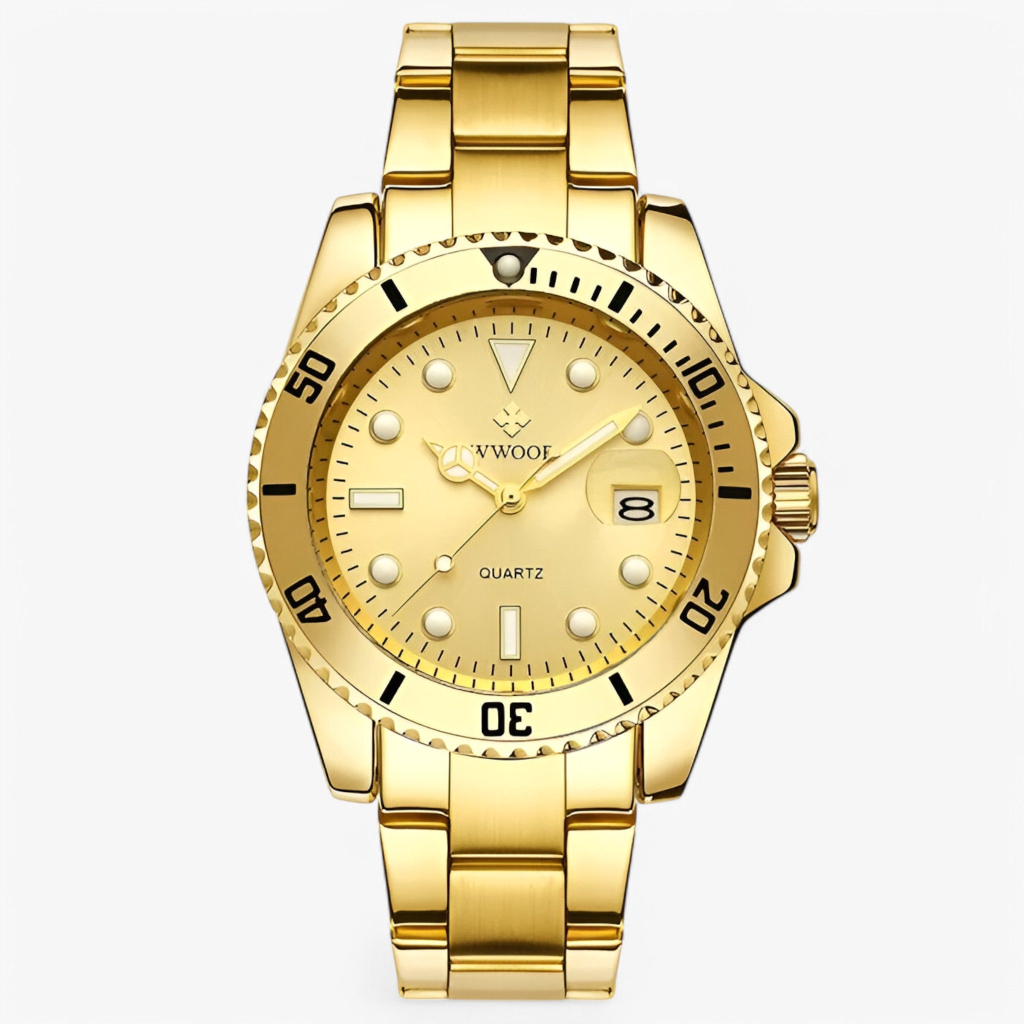 Orologio Sportivo di Lusso in Acciaio Inossidabile Uomo - Oro Oro - accessoires acciaio horloges inossidabile orologio orologio sportivo sport sportivo uomo watches - Concept Palermo