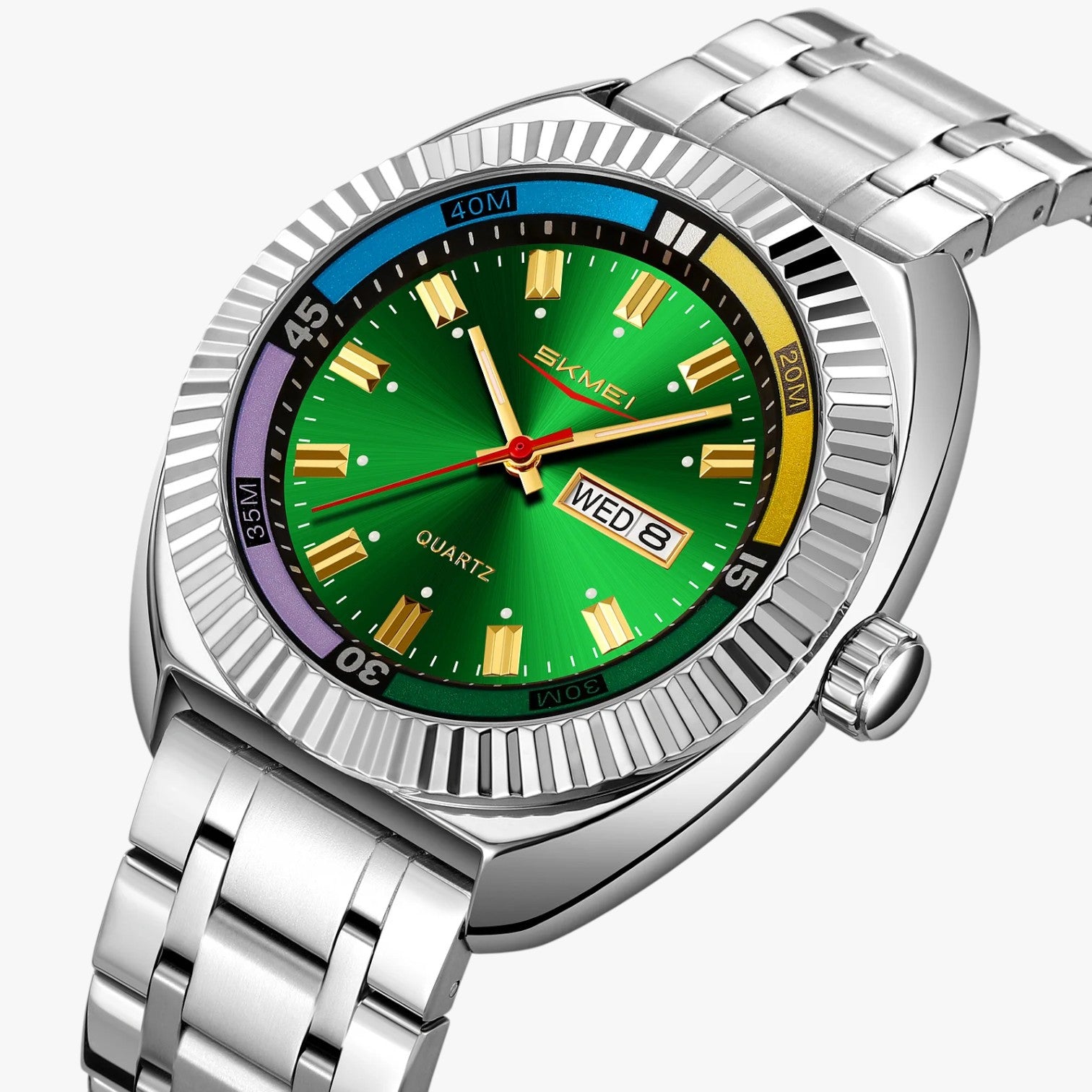 Eleganza durevole - Orologio impermeabile in acciaio inossidabile di Oro Uomo - - acciaio eleganza impermeabile inossidabile orologio uomo watch watch for men watches WATCHES FOR MEN wistwatches - Concept Palermo