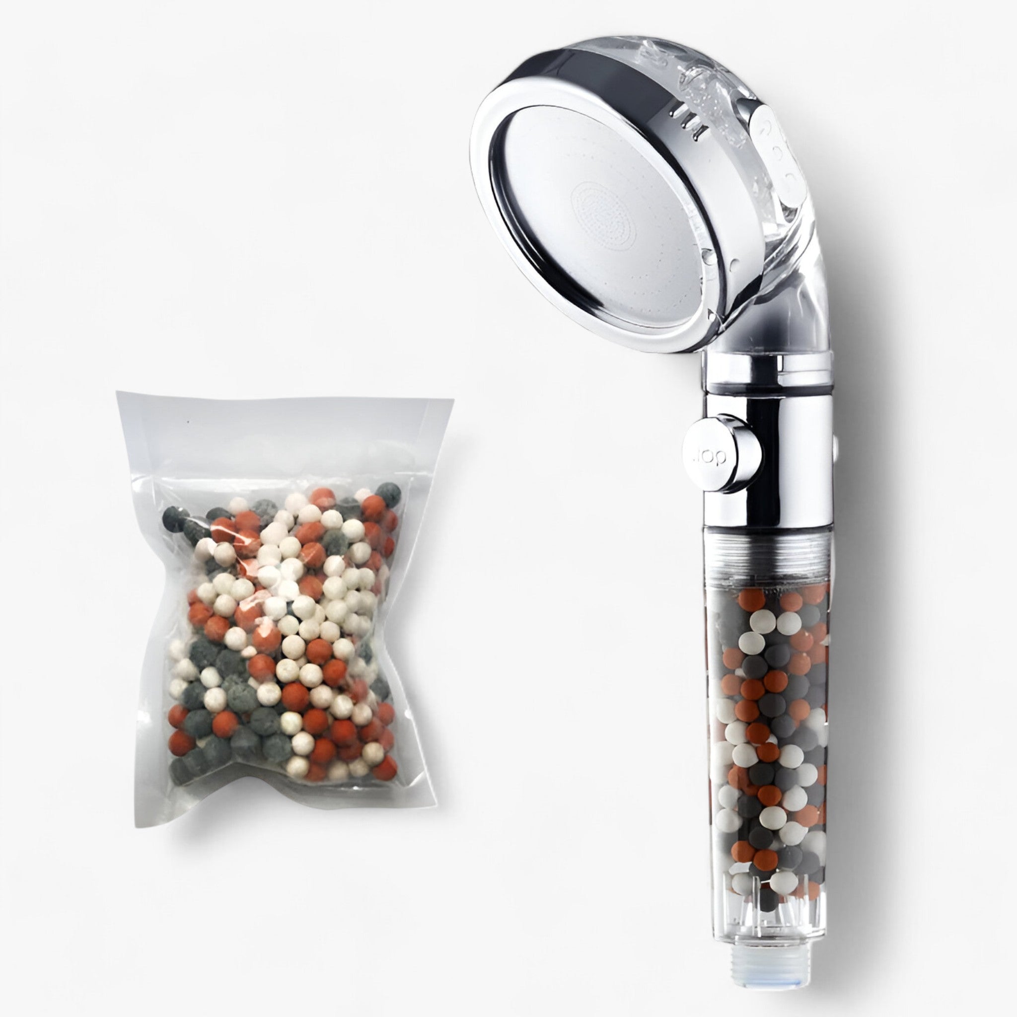 Soffione ad alta pressione - 3 impostazioni e filtro alla turmalina Pelle - Docce e palloni - alla alta filtro home & garden huis & tuin impostazioni pelle pressione soffione - Concept Palermo