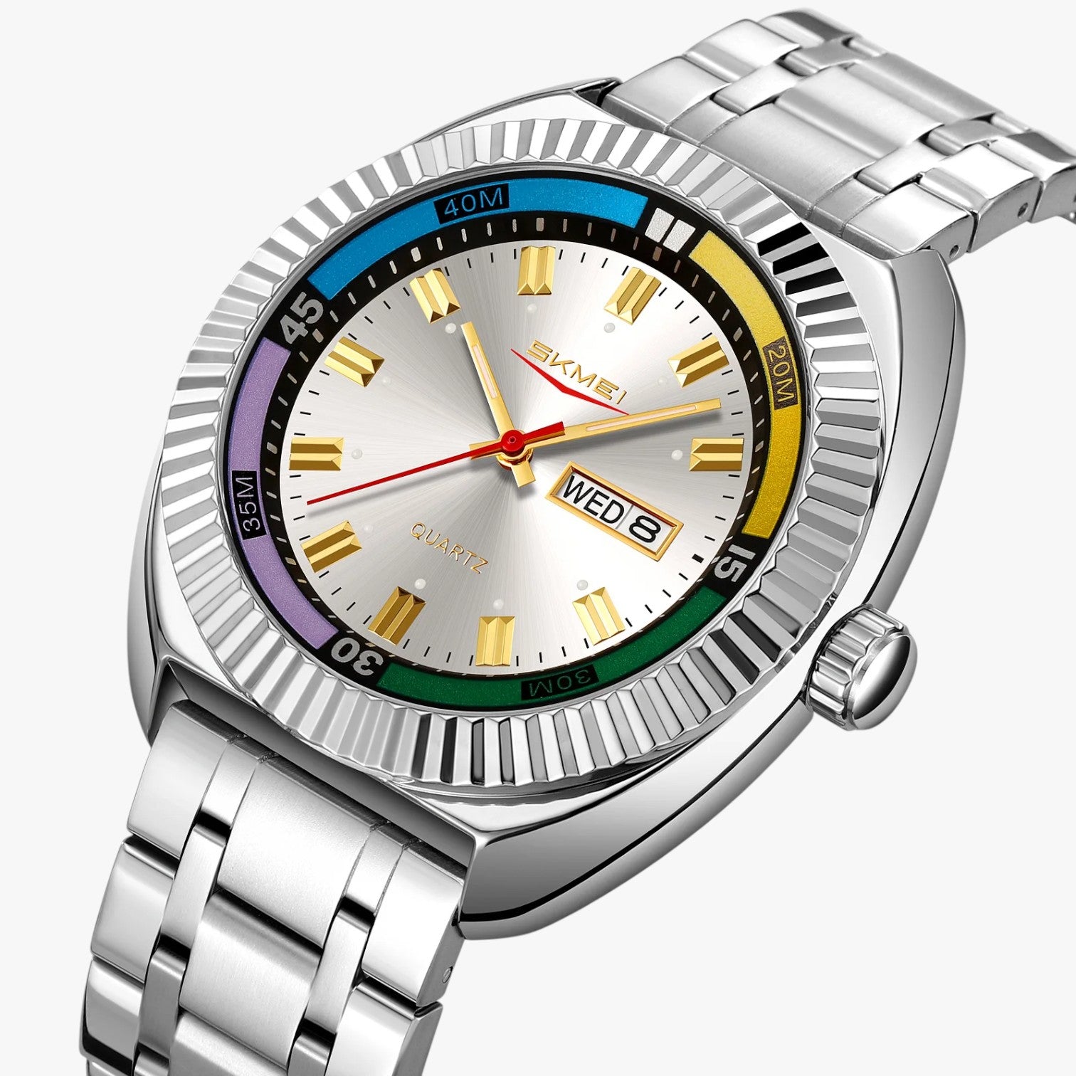 Eleganza durevole - Orologio impermeabile in acciaio inossidabile di Oro Uomo - - acciaio eleganza impermeabile inossidabile orologio uomo watch watch for men watches WATCHES FOR MEN wistwatches - Concept Palermo