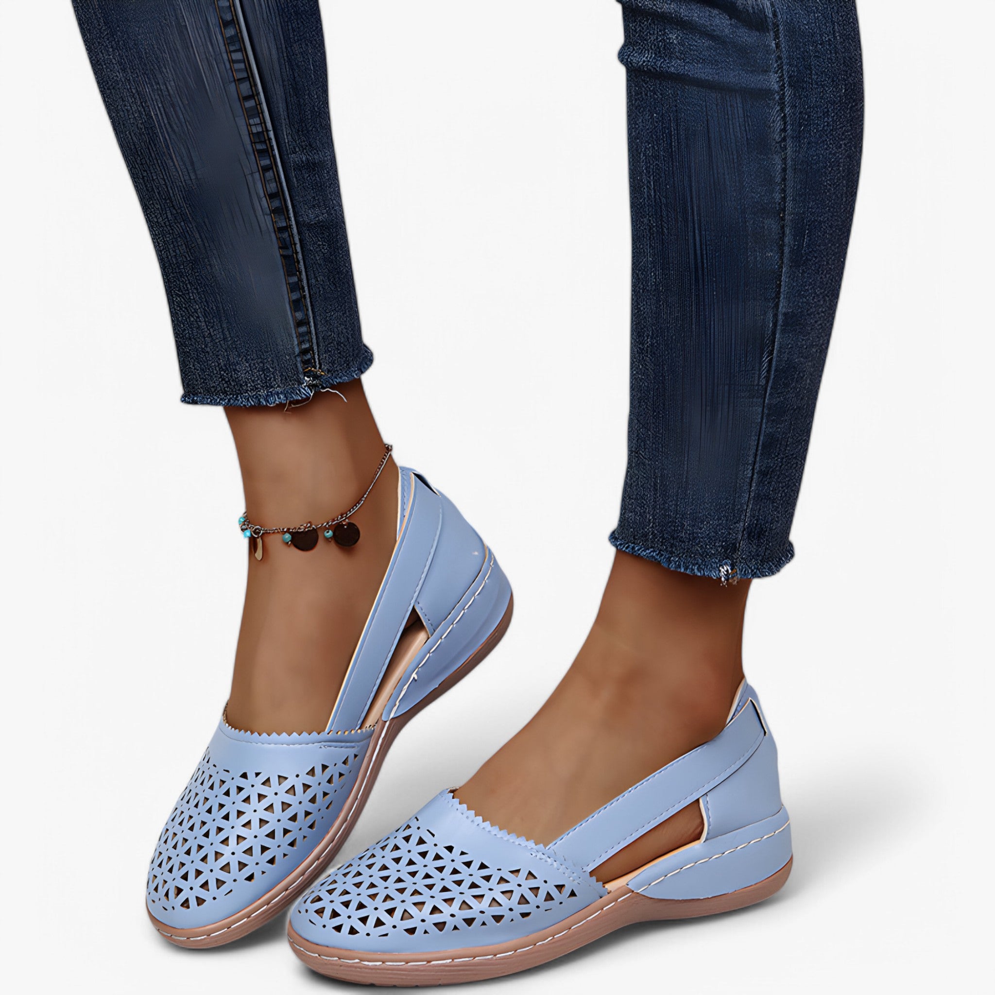 Sandali Ortopedici Marie Donna – Comfort, Stile e Supporto per Piedi Sensibili - Blu - donna june marie ortopedici sandali sandals - Concept Palermo