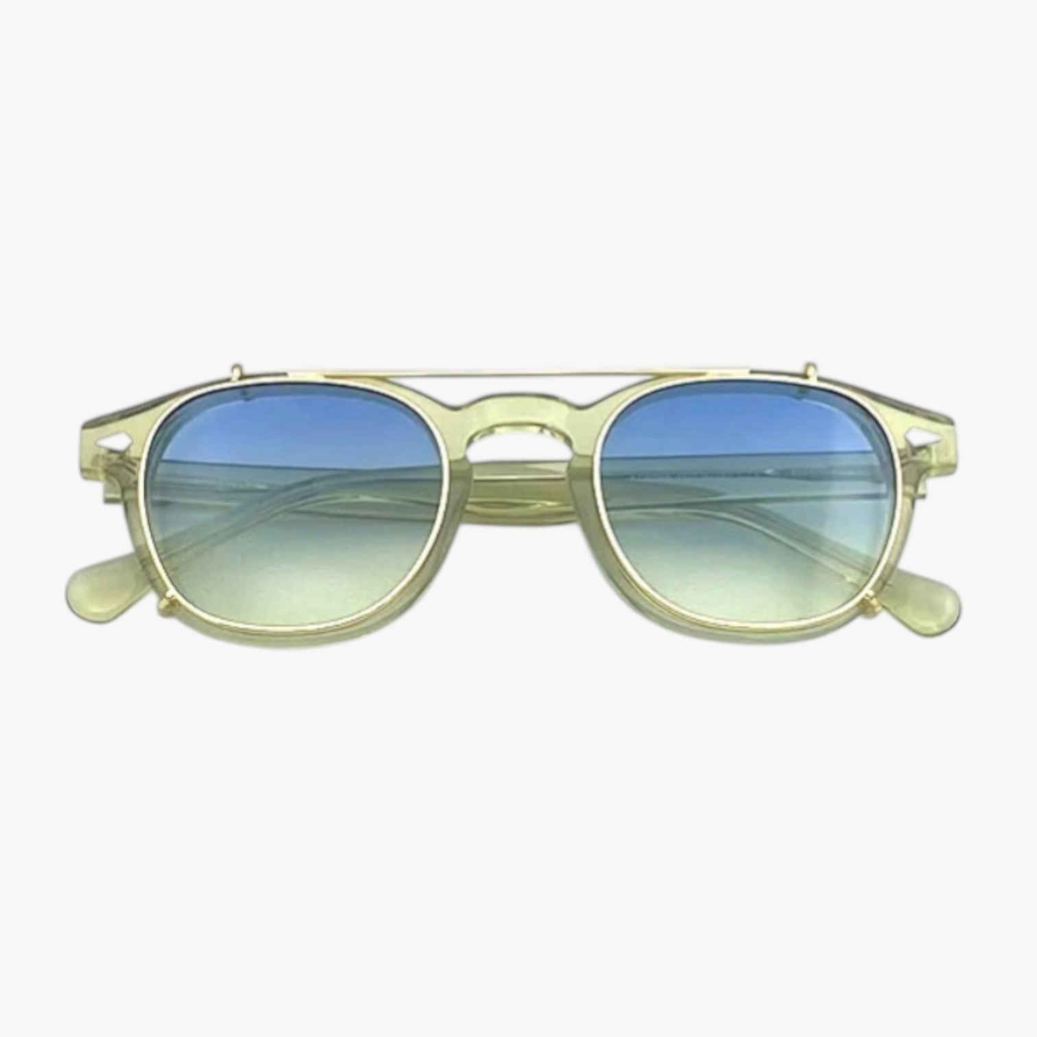 Eleganza e protezione 2 in 1 – Occhiali da vista polarizzati con clip - TAC ASACETO Verde blu - clip eleganza eleganza protezione occhiali polarized sunglasses women polarizzati protezione sunglasses sunglasses for women vista - Concept Palermo