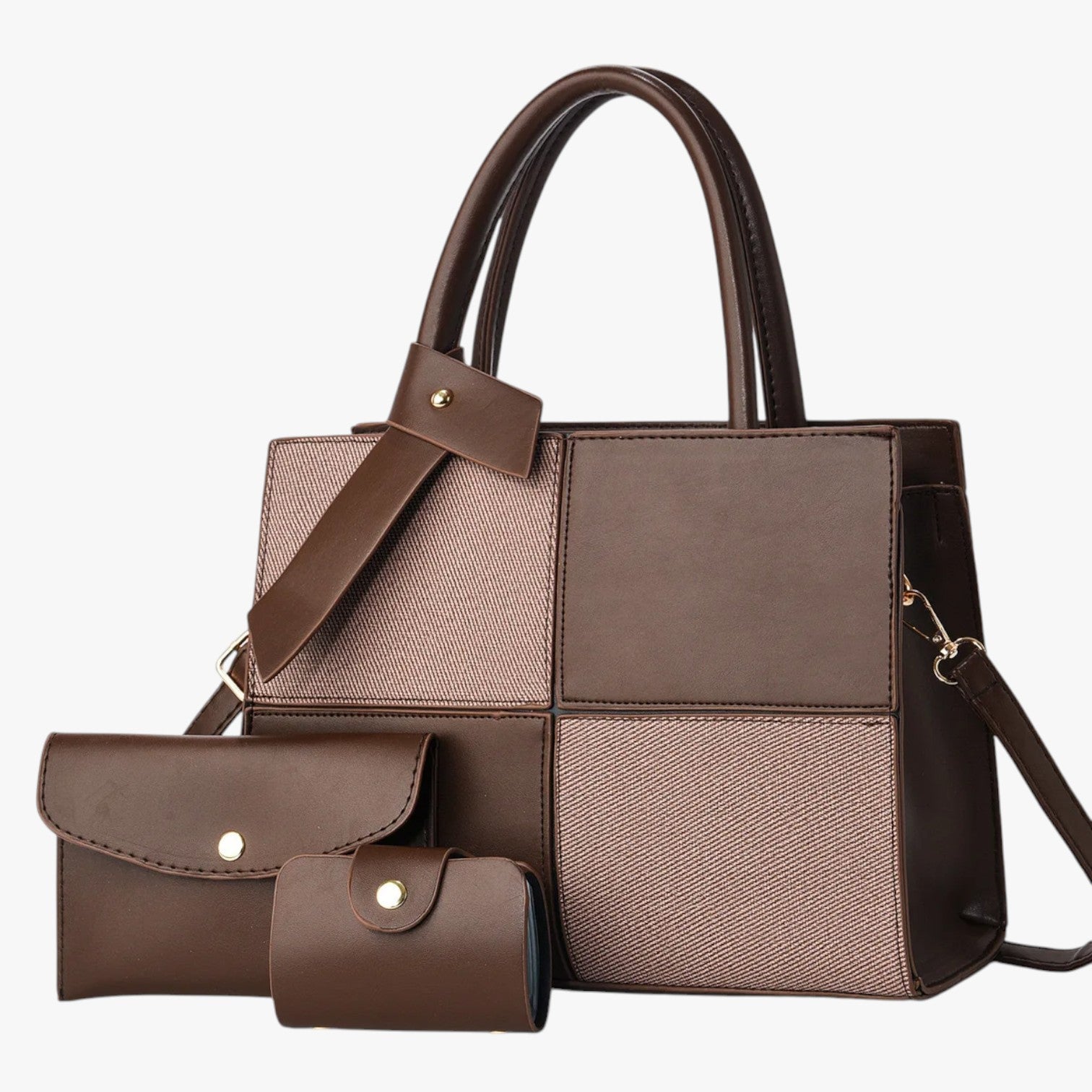 Borsa tote retrò spaziosa e impermeabile - Marrone - Bags borsa borsa tote impermeabile retr spaziosa tote women bags Women's handbags - Concept Palermo