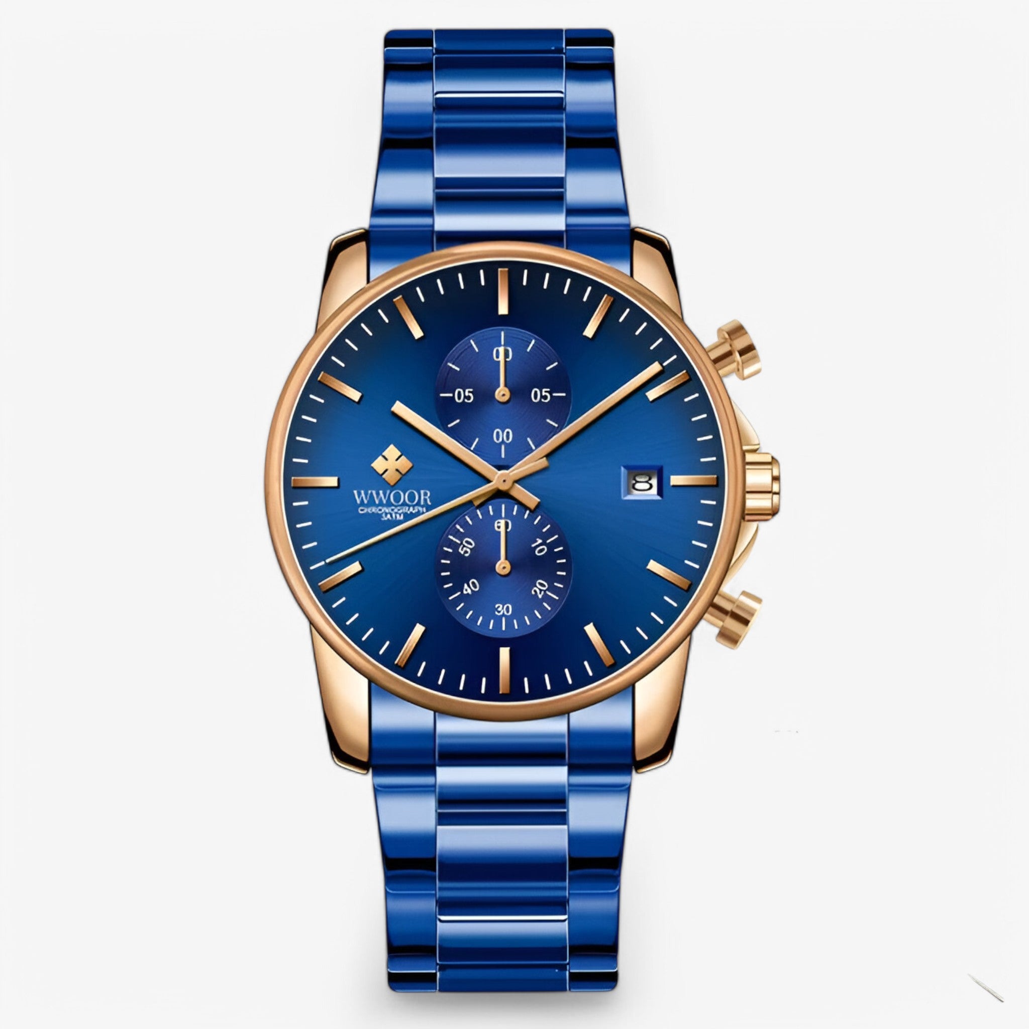 Orologio Cronografo Business di Lusso Uomo - Oro nero - accessoires business cronografo horloges orologio orologio cronografo uomo watches - Concept Palermo