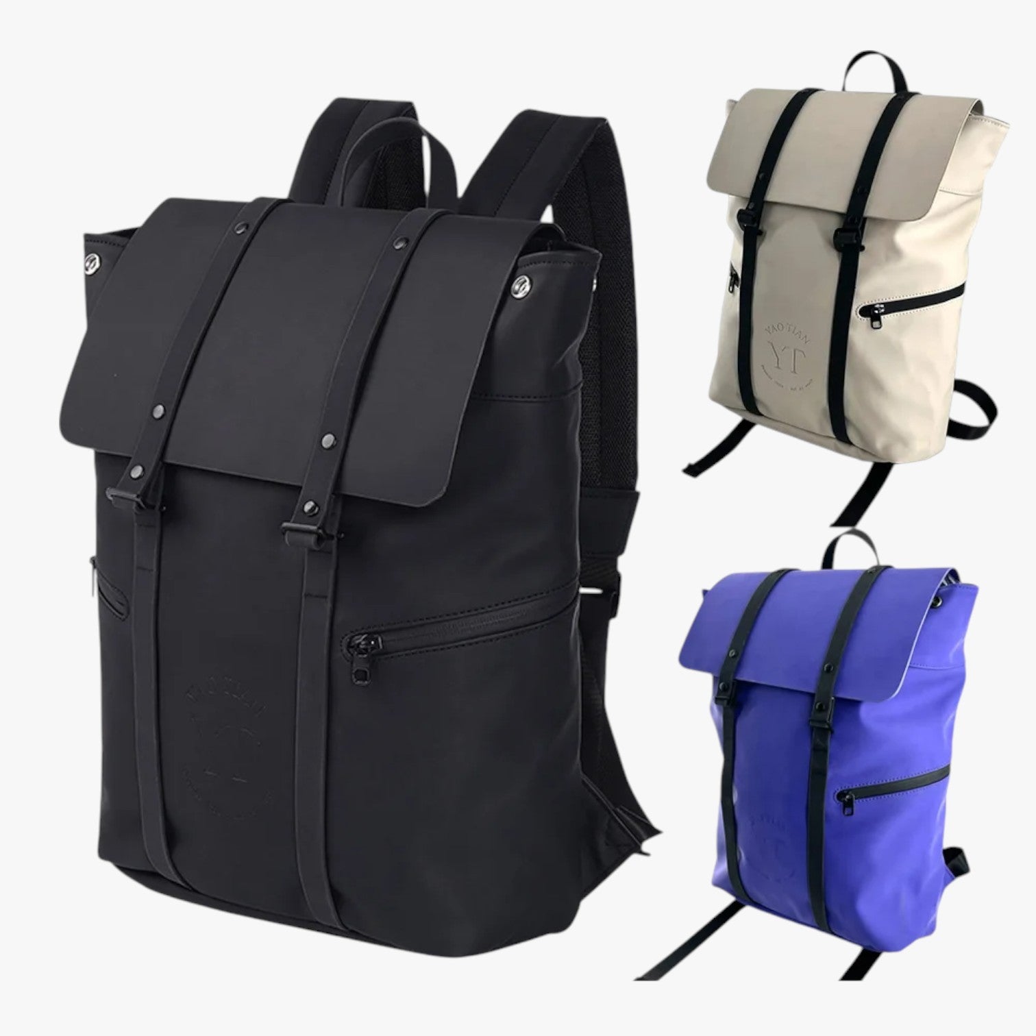 Zaino vintage unisex – spazioso, impermeabile, per laptop e viaggi Uomo - - Backpack Bags impermeabile laptop mens bag spazioso unisex uomo viaggi vintage - Concept Palermo