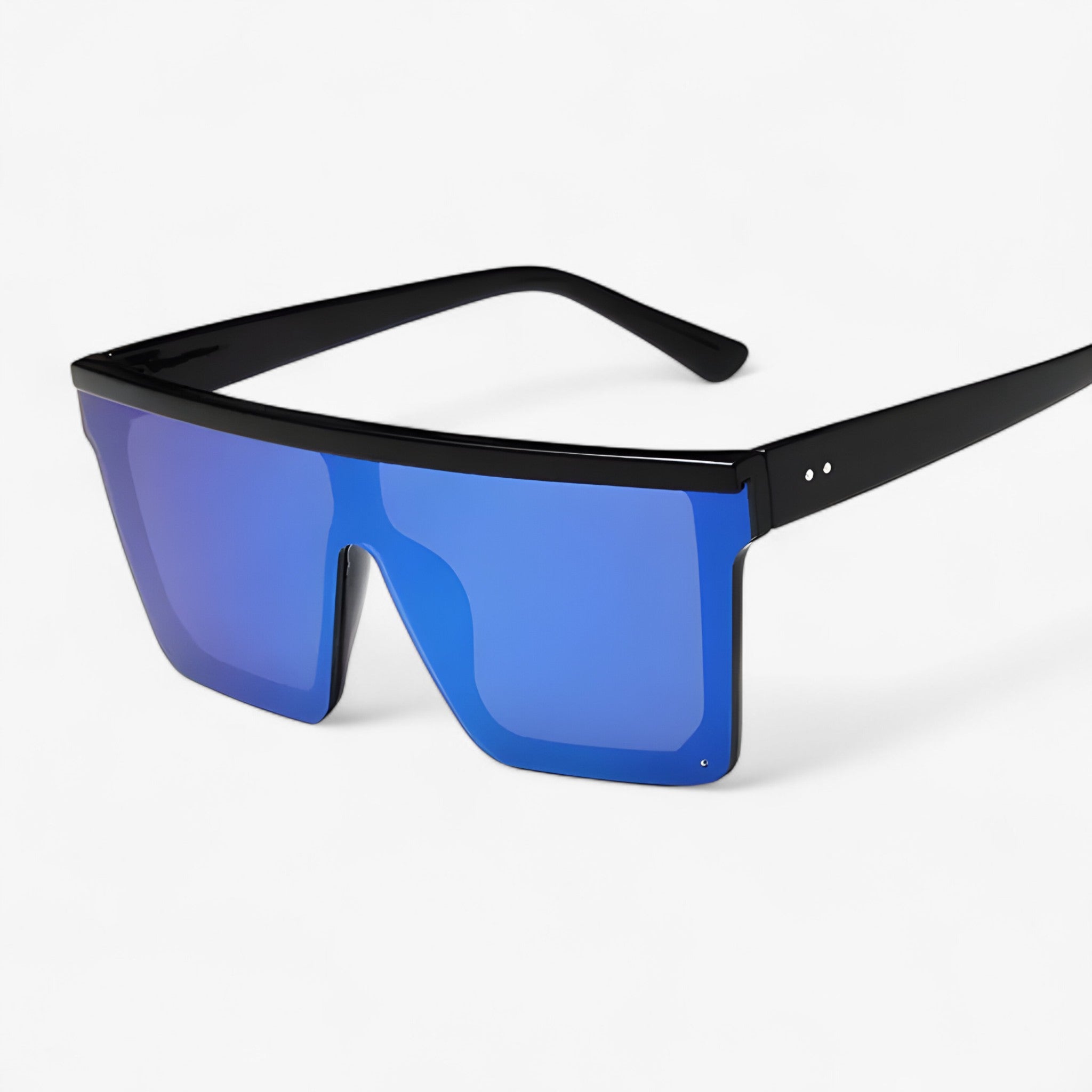 Occhiali da sole oversize retrò neri - NeroBlu - accessoires neri occhiali occhiali sole oversize retr sole sunglasses zonnebrillen - Concept Palermo