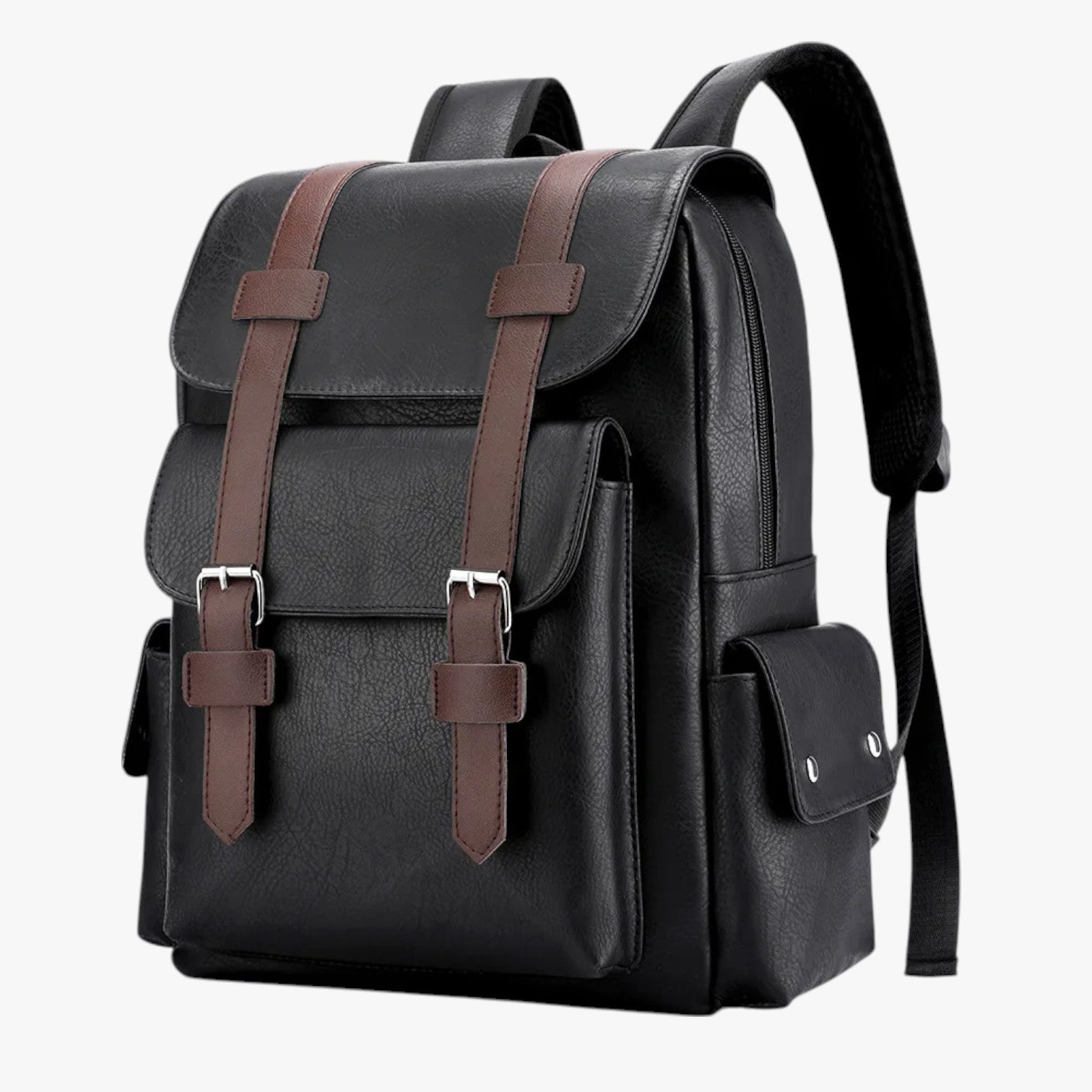 Zaino impermeabile in pelle PU per laptop: stile e protezione Uomo - Nero - Backpack bags bags for men impermeabile laptop mens bag pelle protezione stile uomo zaino - Concept Palermo