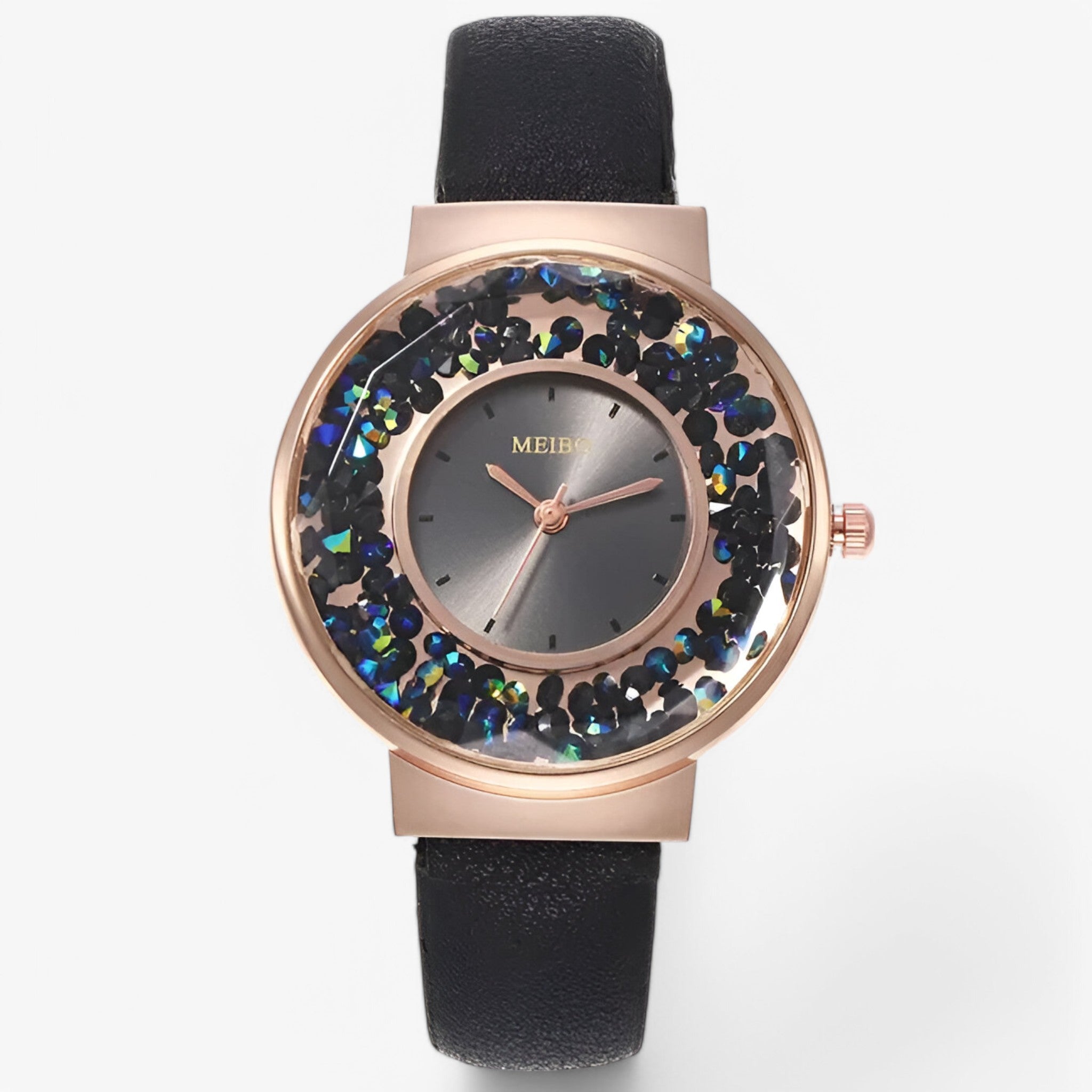 Orologio da donna in pelle con design firmato e stile di lusso - nera - design donna female watch firmato orologio orologio donna pelle stile watch for women watches - Concept Palermo