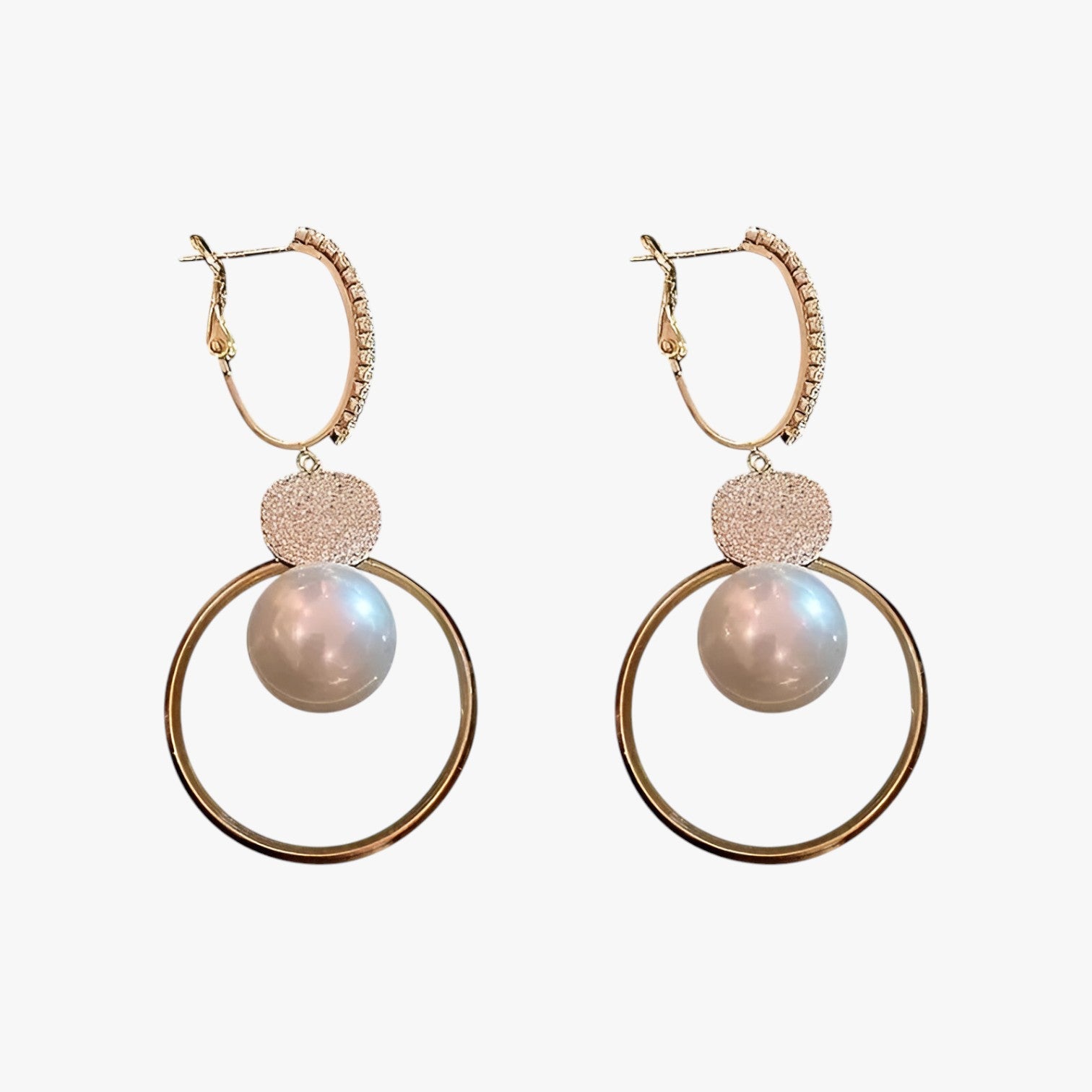 Orecchini a cerchio oversized con accenti dorati Donna - - accenti Accessories Jewelry cerchio donna dorati EARRINGS jewelry orecchini orecchini cerchio oversized womens earring - Concept Palermo