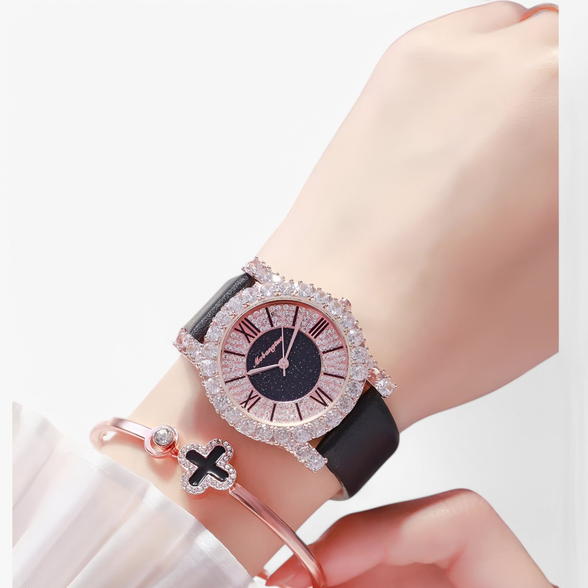 Orologio da Donna con Cristalli e Diamanti - - cristalli diamanti donna female watch orologio orologio donna watch for women watches - Concept Palermo