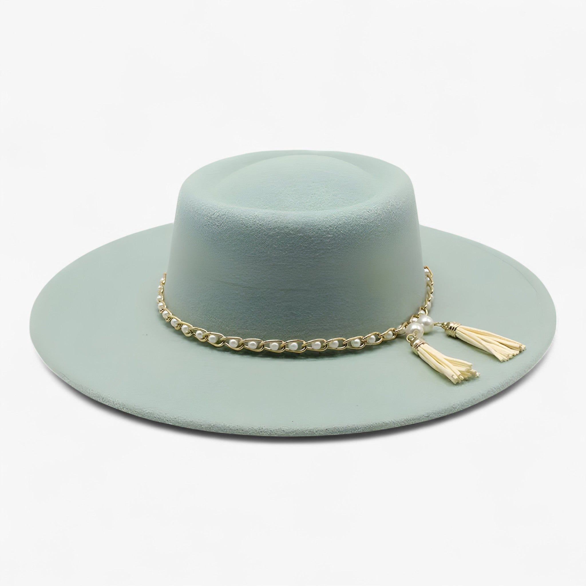 Cappello Fedora in Lana con Perle - 02 - cappello cappello fedora fedora jannela | cappello fedora in lana con perle - €25 lana perle - Concept Palermo