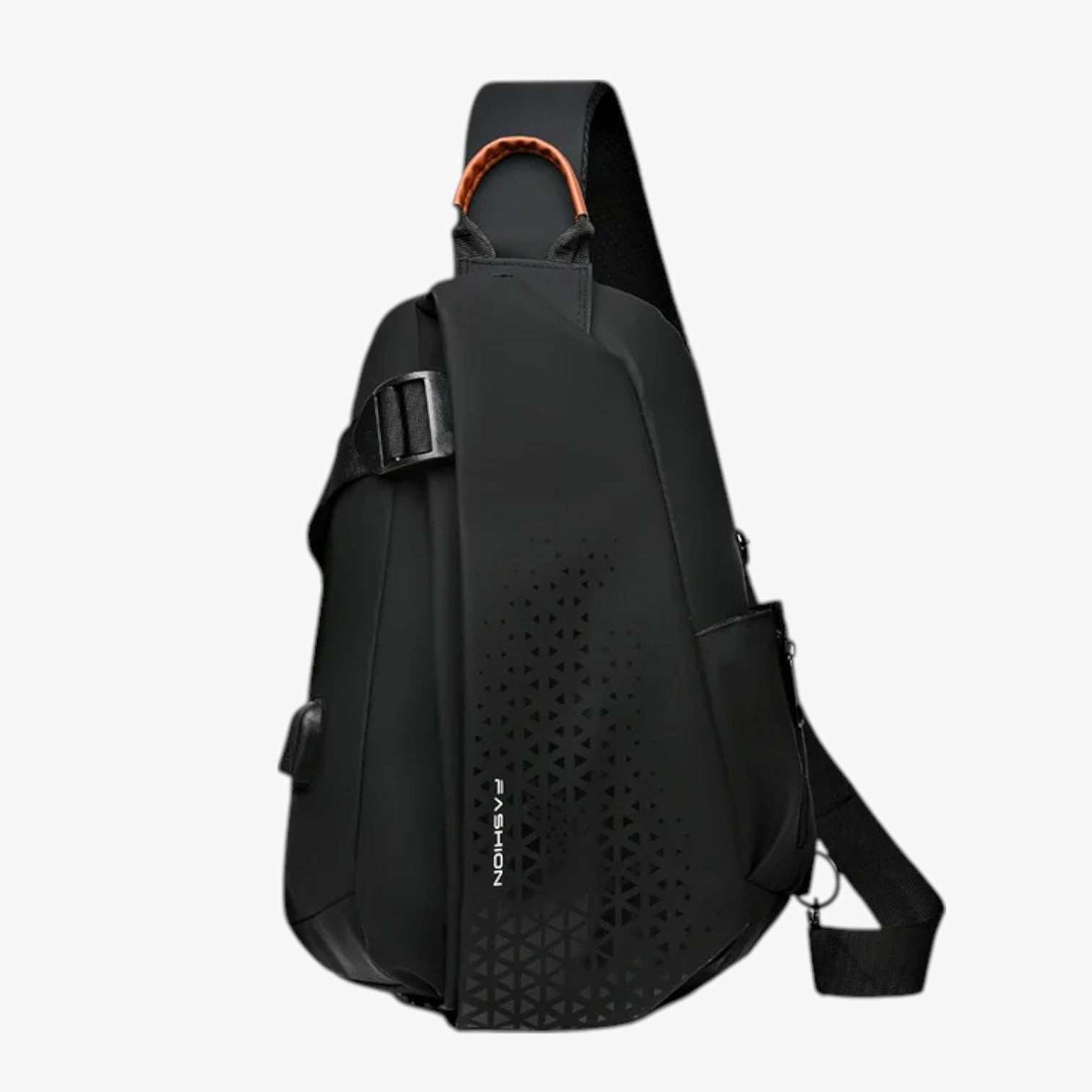 Borsa a tracolla impermeabile Dominick con USB: stile e ricarica sempre con te Uomo - L Nero - Bags borsa borsa tracolla dominick impermeabile mens bag ricarica sempre stile - Concept Palermo