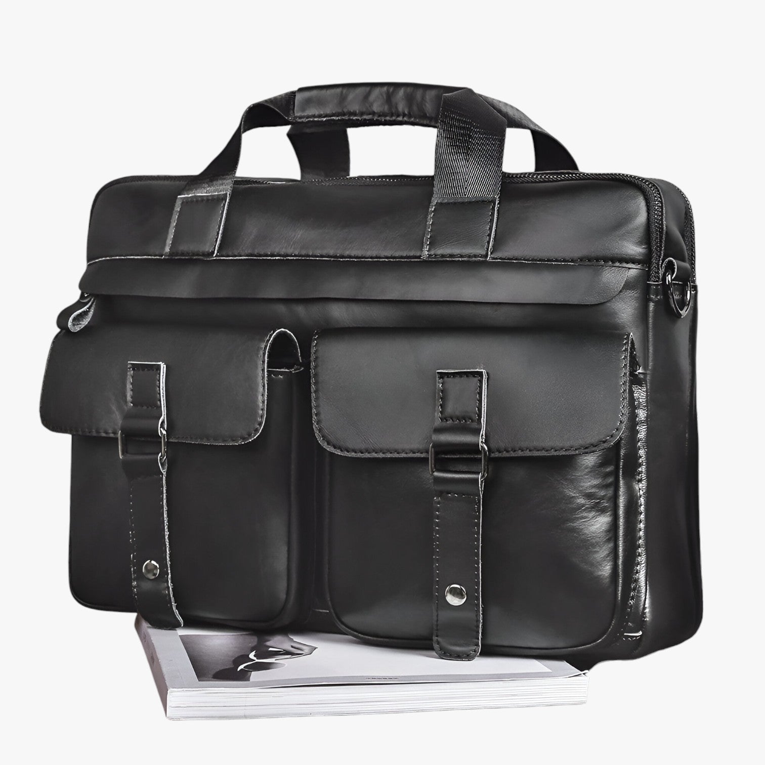 Borsa per Laptop in Pelle di Lusso - Pratica per il Lavoro - - Bags borsa borsa laptop laptop lavoro mens bag pelle pratica Shoulder Bags - Concept Palermo