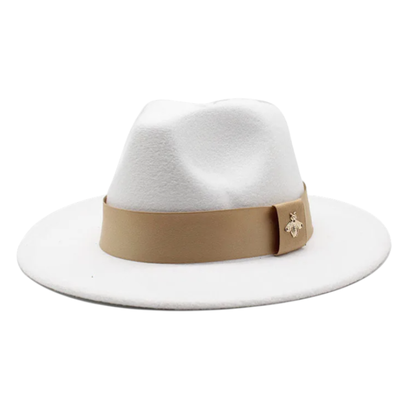 Cappello Fedora da donna: e alla moda per le occasioni formali - Bianca - alla beach hat bucket hats cappello cappello fedora donna fedora floppy hat formali Hat Hat for girls moda occasioni straw hat summer hat sun hat Sun Hats wide brim hat women hat - Concept Palermo