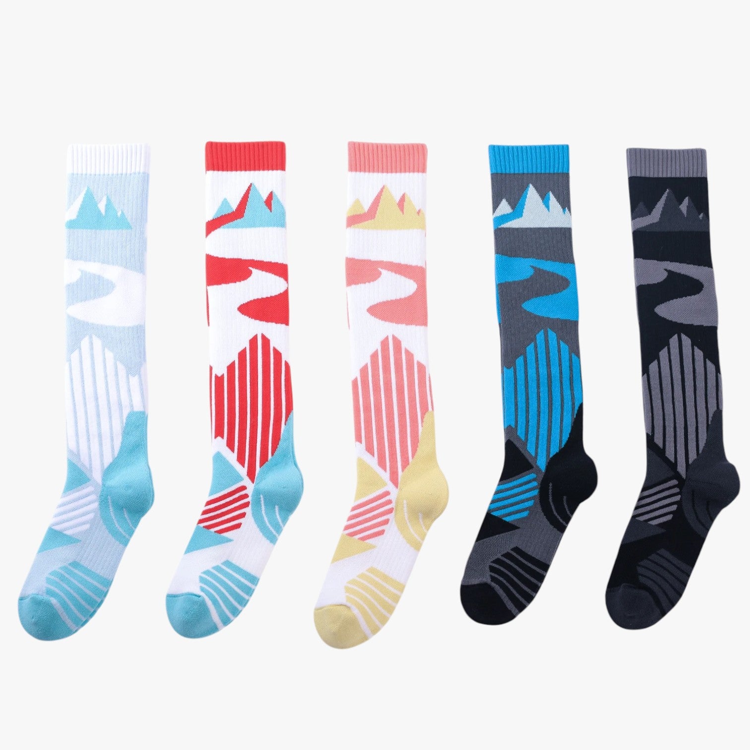 Style and protection on the slopes: highly breathable wool ski socks Uomo - - breathable donovan | style and protection on the slopes: highly breathable wool ski socks - €25 highly Hiking Socks protection slopes socks style style protection - Concept Palermo