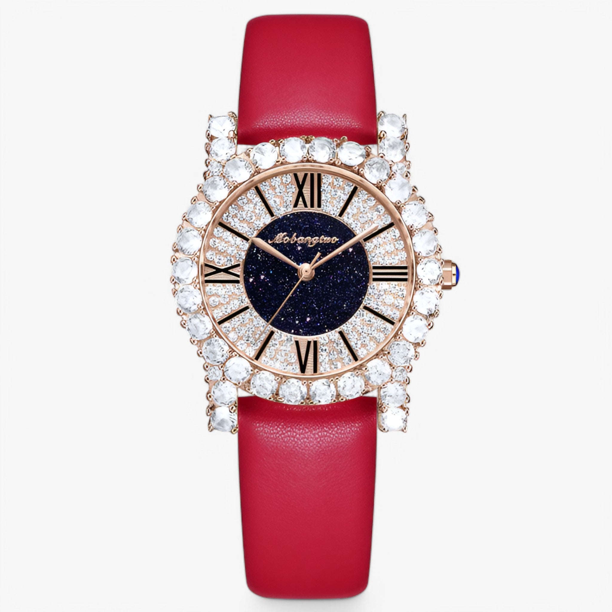 Orologio da Donna con Cristalli e Diamanti - red - cristalli diamanti donna female watch orologio orologio donna watch for women watches - Concept Palermo