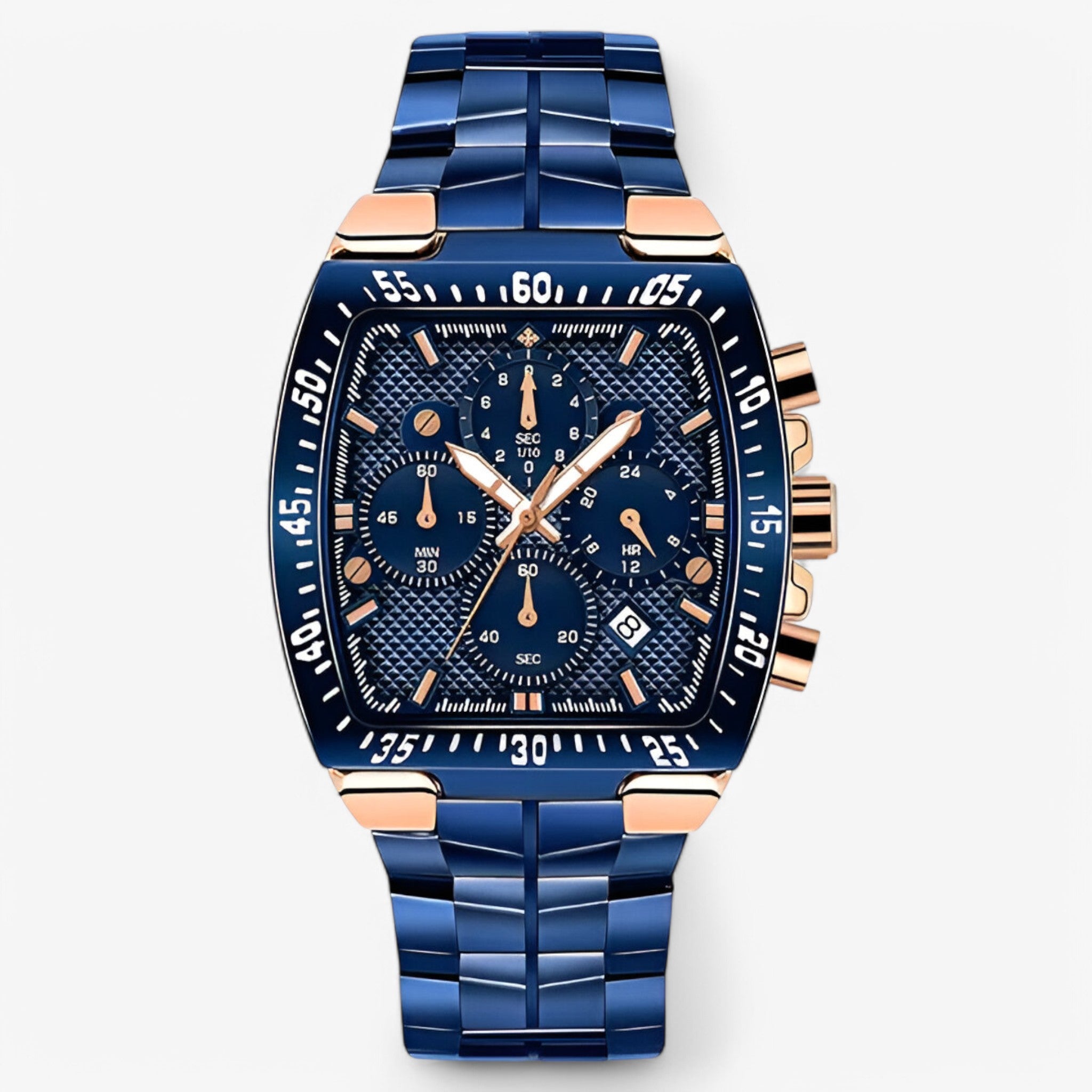Orologio Militare di Lusso Uomo - rosa blu - accessoires horloges militare orologio orologio militare uomo watches - Concept Palermo