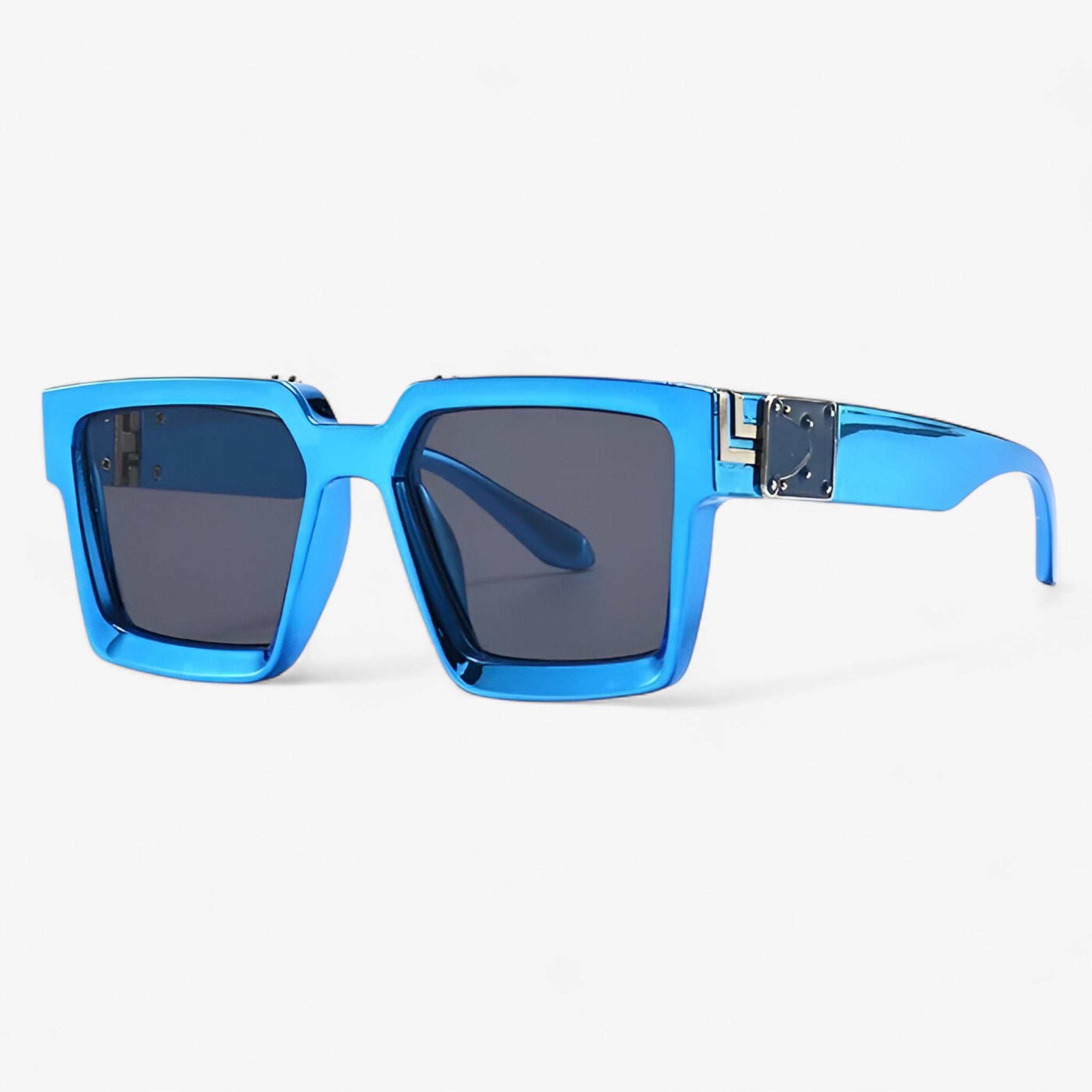 Occhiali da sole quadrati vintage da uomo - Blu Grigio other - Fashion Sunglasses men sunglasses polarized mens sunglasses occhiali occhiali sole Polarized man sunglasses quadrati sole sunglasses sunglasses polarized men uomo vintage - Concept Palermo