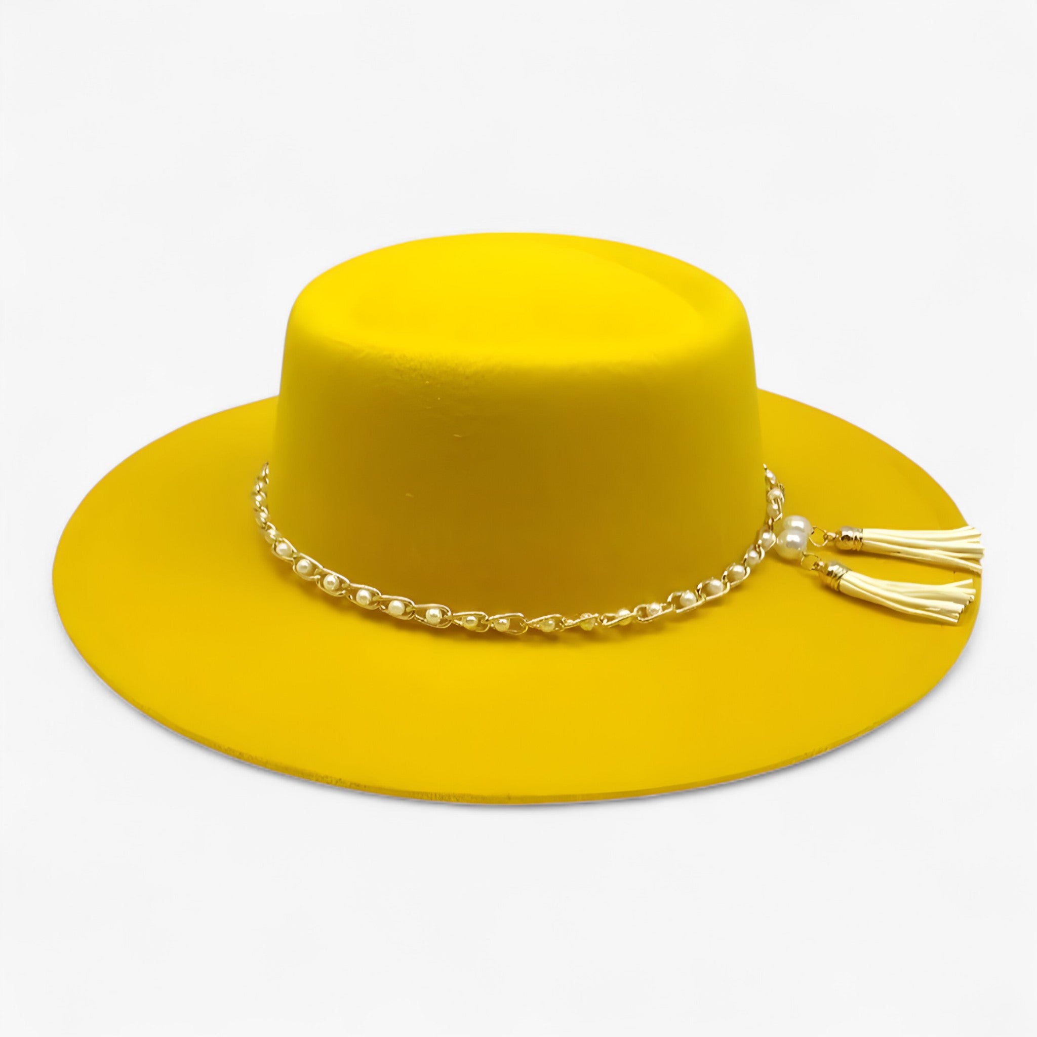 Cappello Fedora in Lana con Perle - 12 - cappello cappello fedora fedora jannela | cappello fedora in lana con perle - €25 lana perle - Concept Palermo