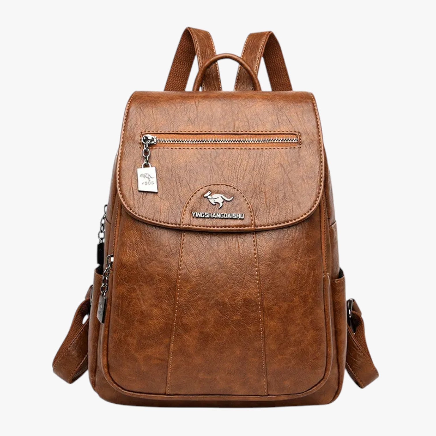 Zaino Vintage in Vera Pelle Morbida da Viaggio Uomo/Donna - Marrone - Backpacks Bags pelle viaggiare vintage women bags zaino zaino vintage - Concept Palermo
