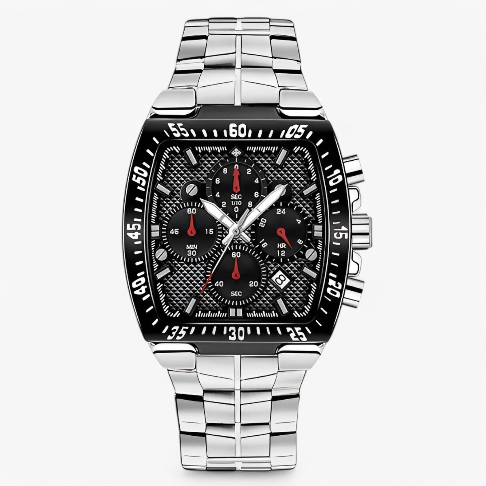 Orologio Militare di Lusso Uomo - nero argento - accessoires horloges militare orologio orologio militare uomo watches - Concept Palermo