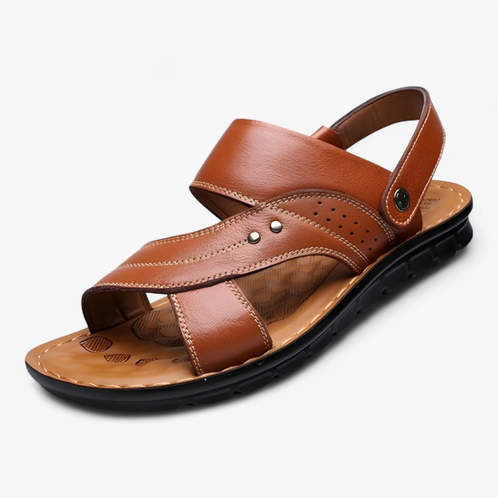 Sandalias de cuero - cómodas y prácticas para hombre