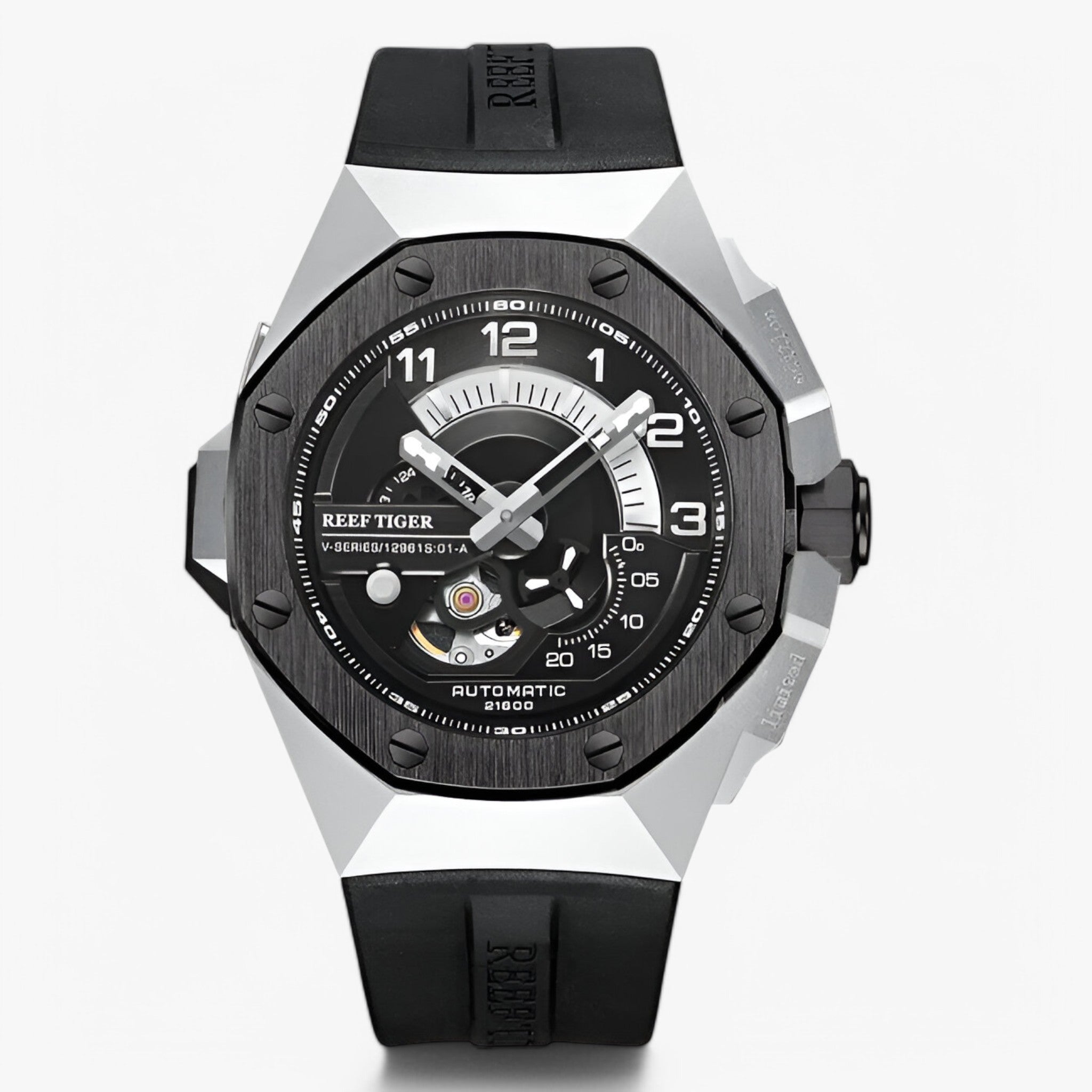 Orologio Sportivo Automatico di Lusso - argento nero nero - accessoires auto automatico horloges orologio orologio sportivo sport sportivo watches - Concept Palermo