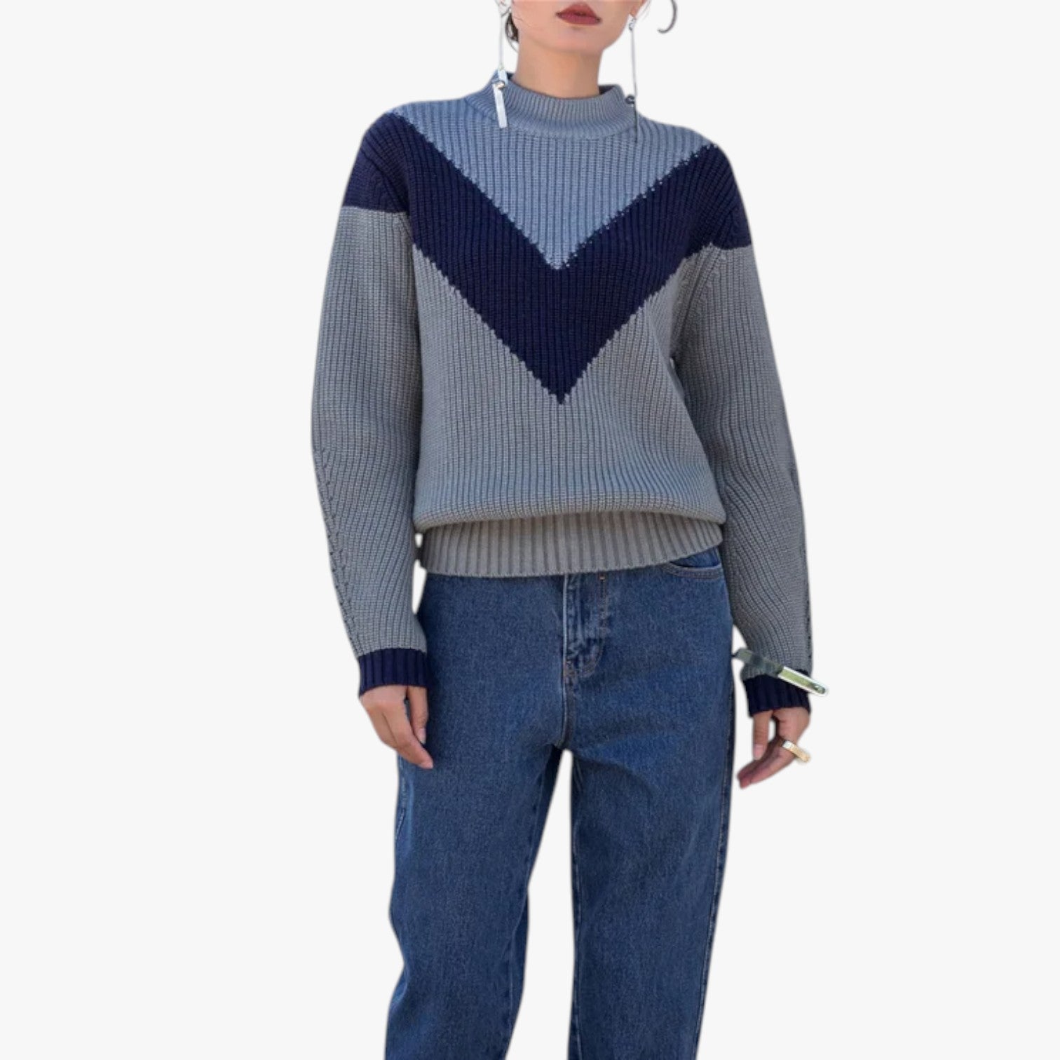Calore avvolgente - Maglione in alpaca blu lavorato a maglia grossa Rosso Lana Uomo - - alpaca avvolgente calore calore avvolgente grossa lana lavorato maglia Sweater sweater women sweaters & cardigans - Concept Palermo