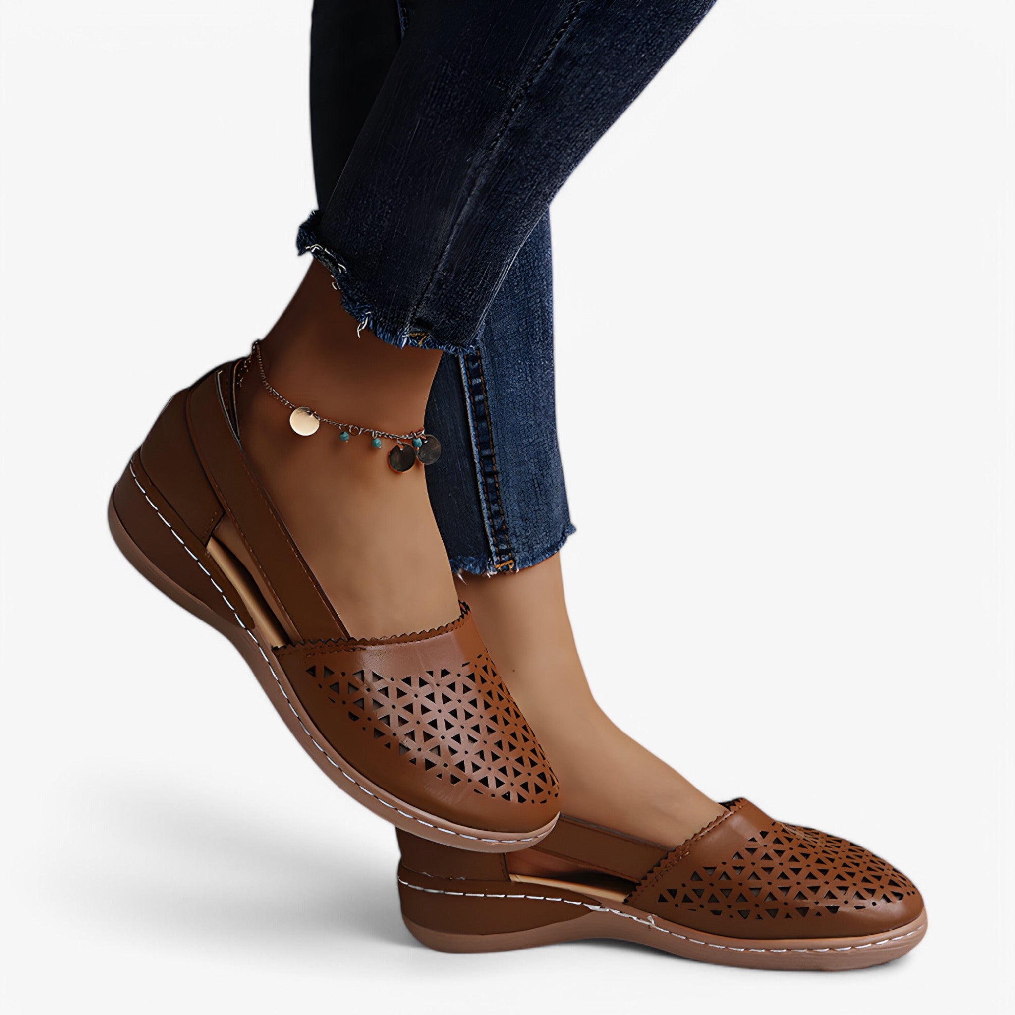 Sandali Ortopedici Marie Donna – Comfort, Stile e Supporto per Piedi Sensibili - Marrone - donna june marie ortopedici sandali sandals - Concept Palermo
