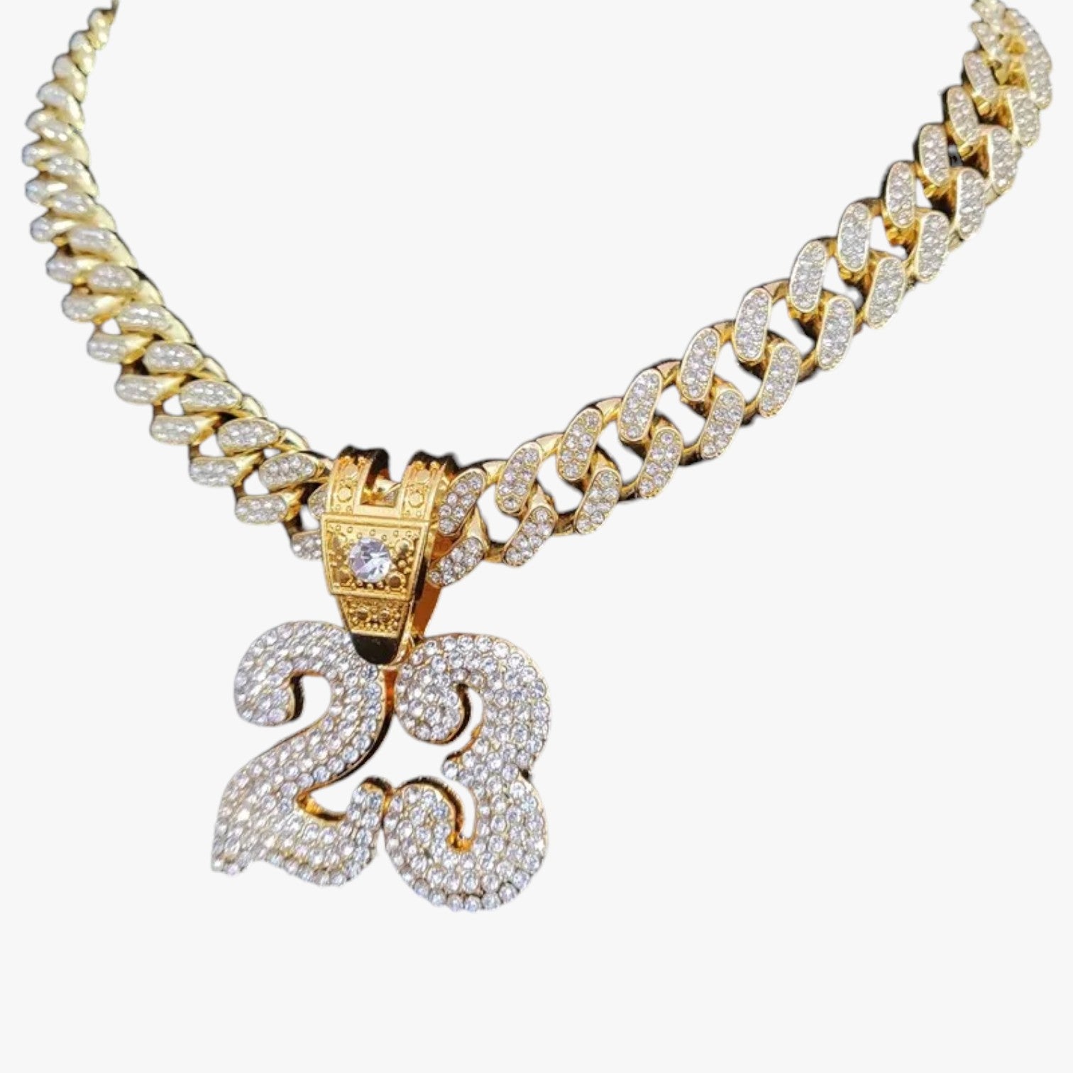 Collana Bling Numero 23 – Audace e Brillante in Cristallo Lana - - audace bling brillante collana collana bling cristallo jewelry lana mens accessory Necklace necklace for men NECKLACES - Concept Palermo
