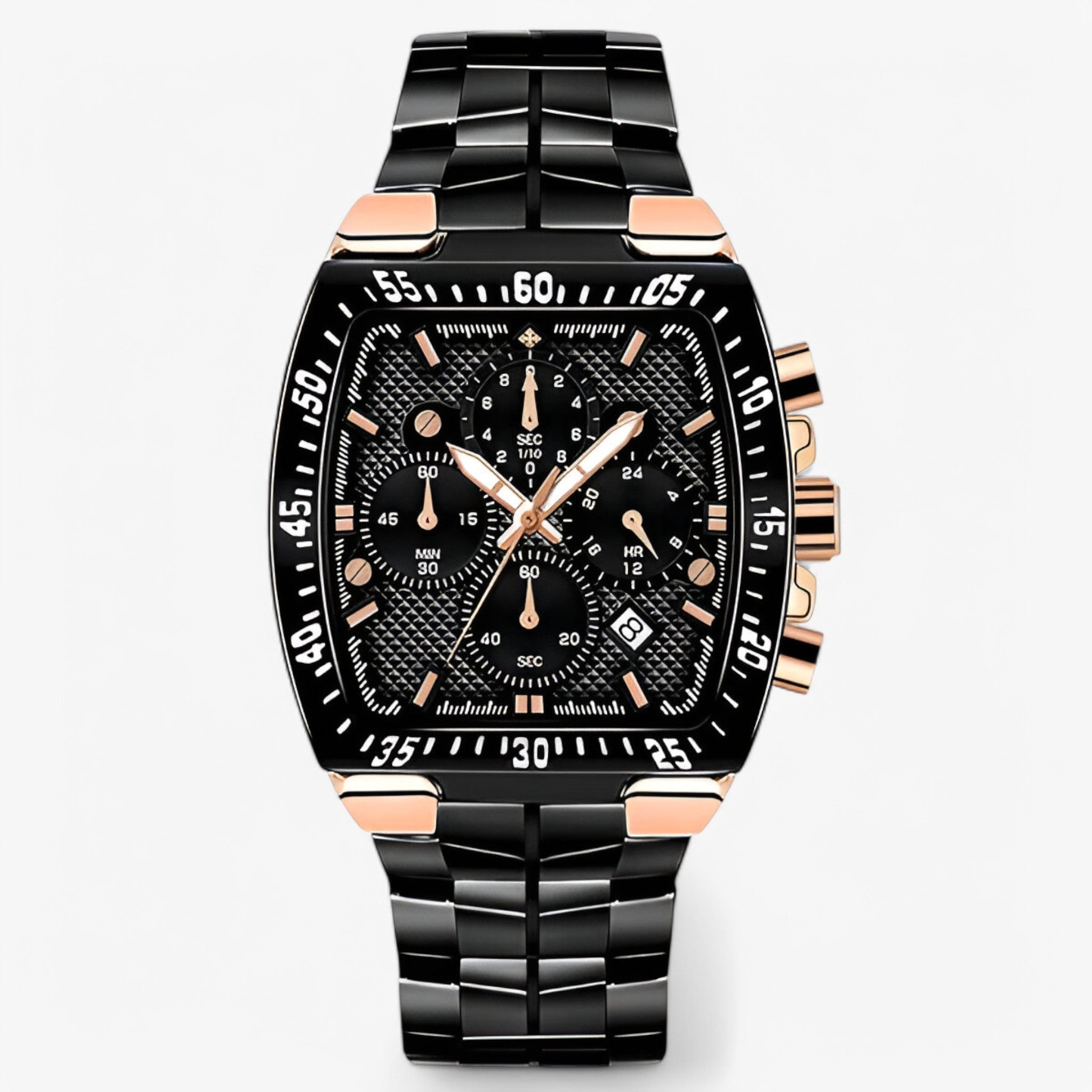 Orologio Militare di Lusso Uomo - rosa nero - accessoires horloges militare orologio orologio militare uomo watches - Concept Palermo