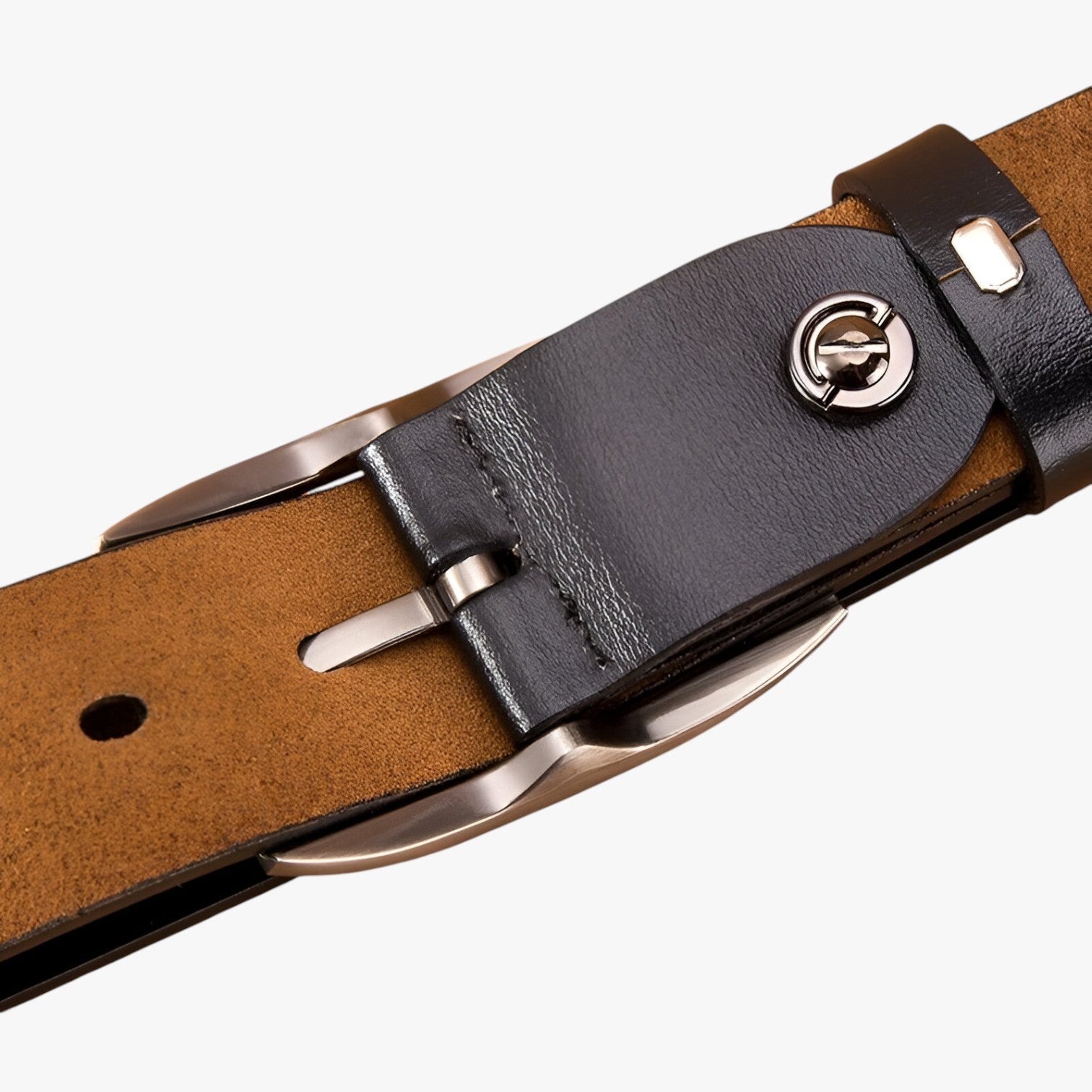 Cintura in pelle pregiata con fibbia ad ardiglione Uomo - - ardiglione Belts belts for men cintura cintura pelle fibbia Mens belt pelle pregiata uomo - Concept Palermo