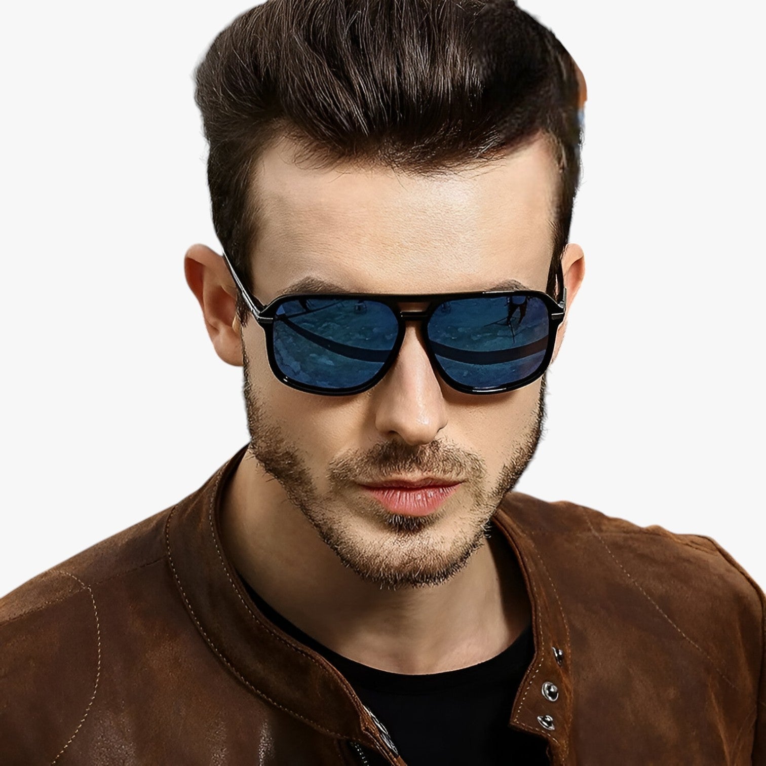 Occhiali da sole a forma di pilota vintage con protezione UV400 Uomo - - forma mens accessory mens sunglasses occhiali occhiali sole pilota protezione sole sunglasses uomo - Concept Palermo