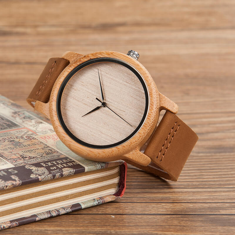 Orologio da Uomo in Legno Naturale, Casual ed Elegante - Quercia - casual legno naturale orologio orologio legno uomo watches WATCHES FOR MEN wrist watches for women - Concept Palermo