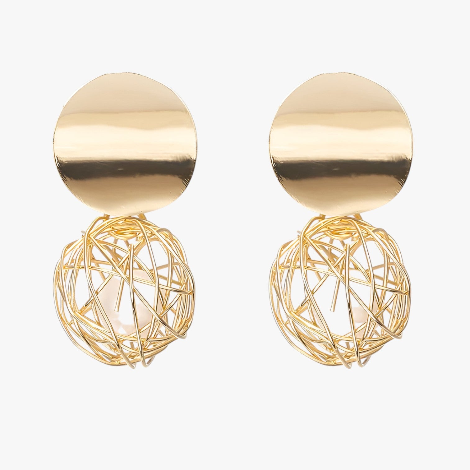 Orecchini a sfera in oro - con un tocco vintage Donna - - donna EARRINGS jewelry New Fashion Earrings orecchini orecchini sfera sfera tocco vintage womens earring - Concept Palermo