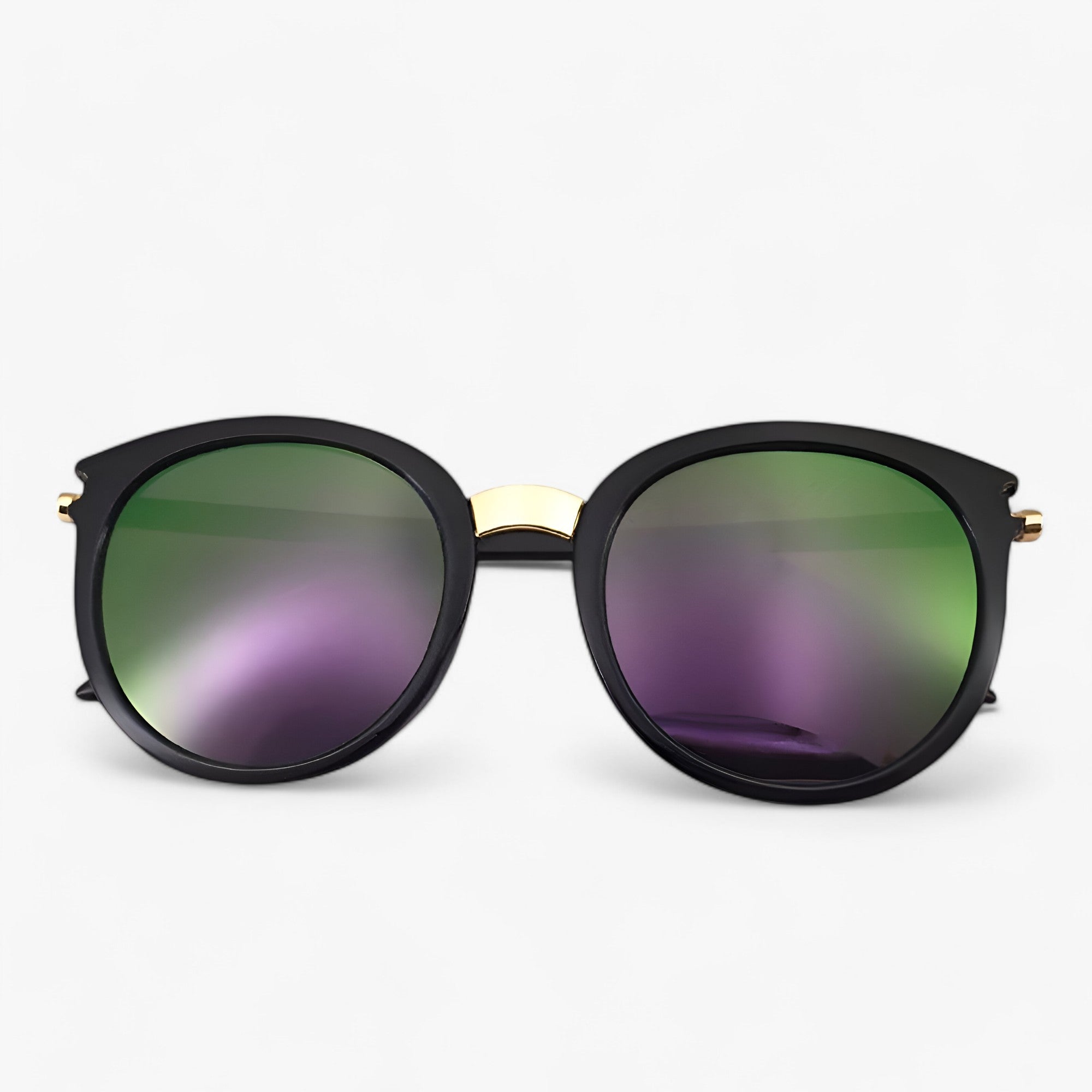 Occhiali da sole vintage in pelle UV400 - Stile e Protezione - Viola - occhiali occhiali sole pelle protezione sole stile sun glasses sunglasses vintage WOMEN womens fashion - Concept Palermo