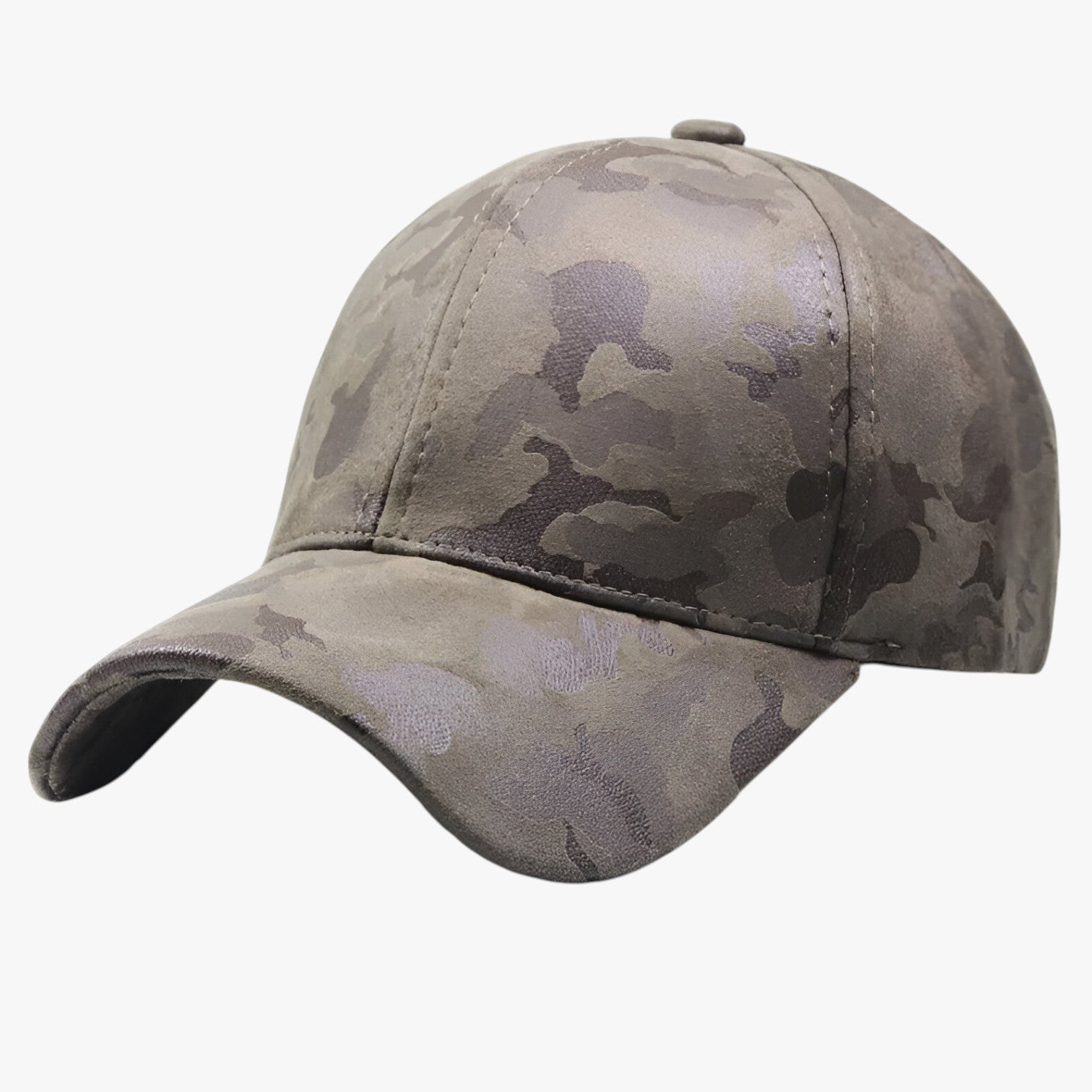 Cappellino da baseball in suede camouflage per ogni look Lino Uomo Pelle - verde Regolabile - baseball Baseball caps camouflage cappellino cappellino baseball caps lino look men's hat mens accessory mens cap ogni - Concept Palermo