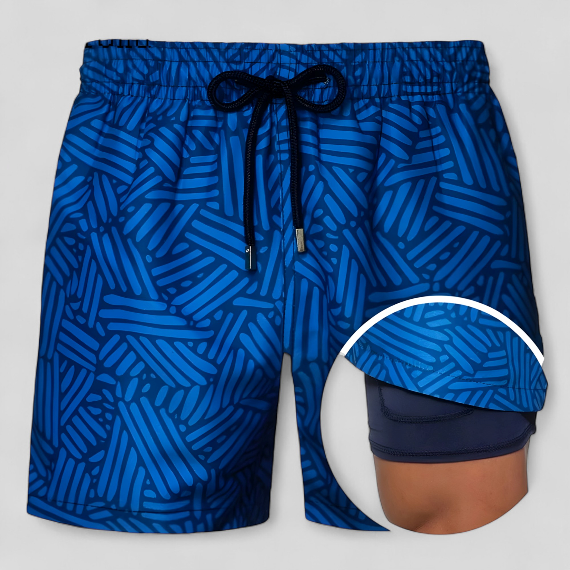 Costume da Bagno Uomo Asciugatura Rapida con Tasche Laterali, Pantaloncino Mare - Blu 5 - abbigliamento mare asciugatura cintura con cordino costume costume da bagno costume da bagno rapido costume da bagno uomo costume elegante costume per attività acquatiche costume uomo nuoto e sport acquatici rapida shorts shorts da nuoto tasca interna costume tasche uomo - Concept Palermo