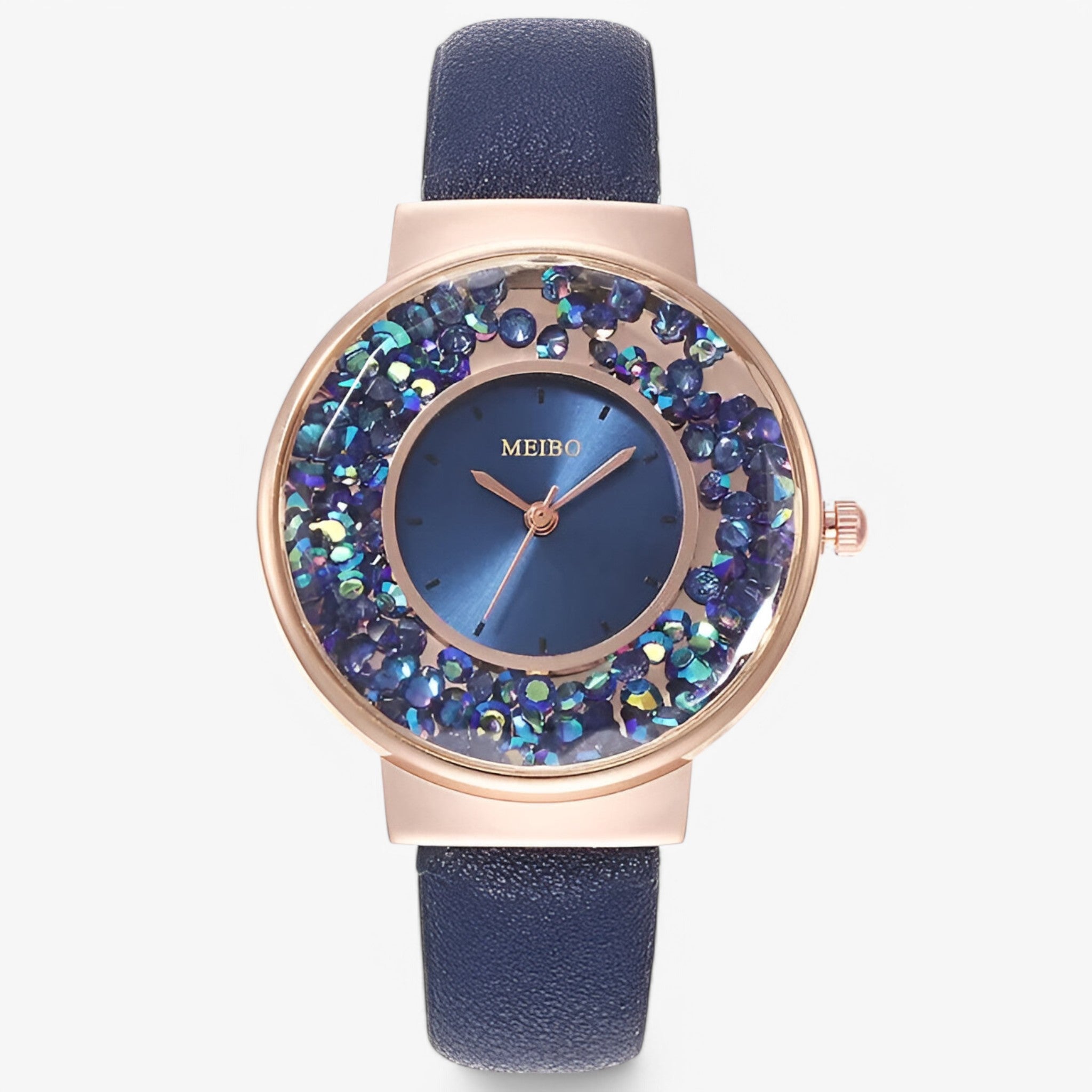 Orologio da donna in pelle con design firmato e stile di lusso - Blu - design donna female watch firmato orologio orologio donna pelle stile watch for women watches - Concept Palermo