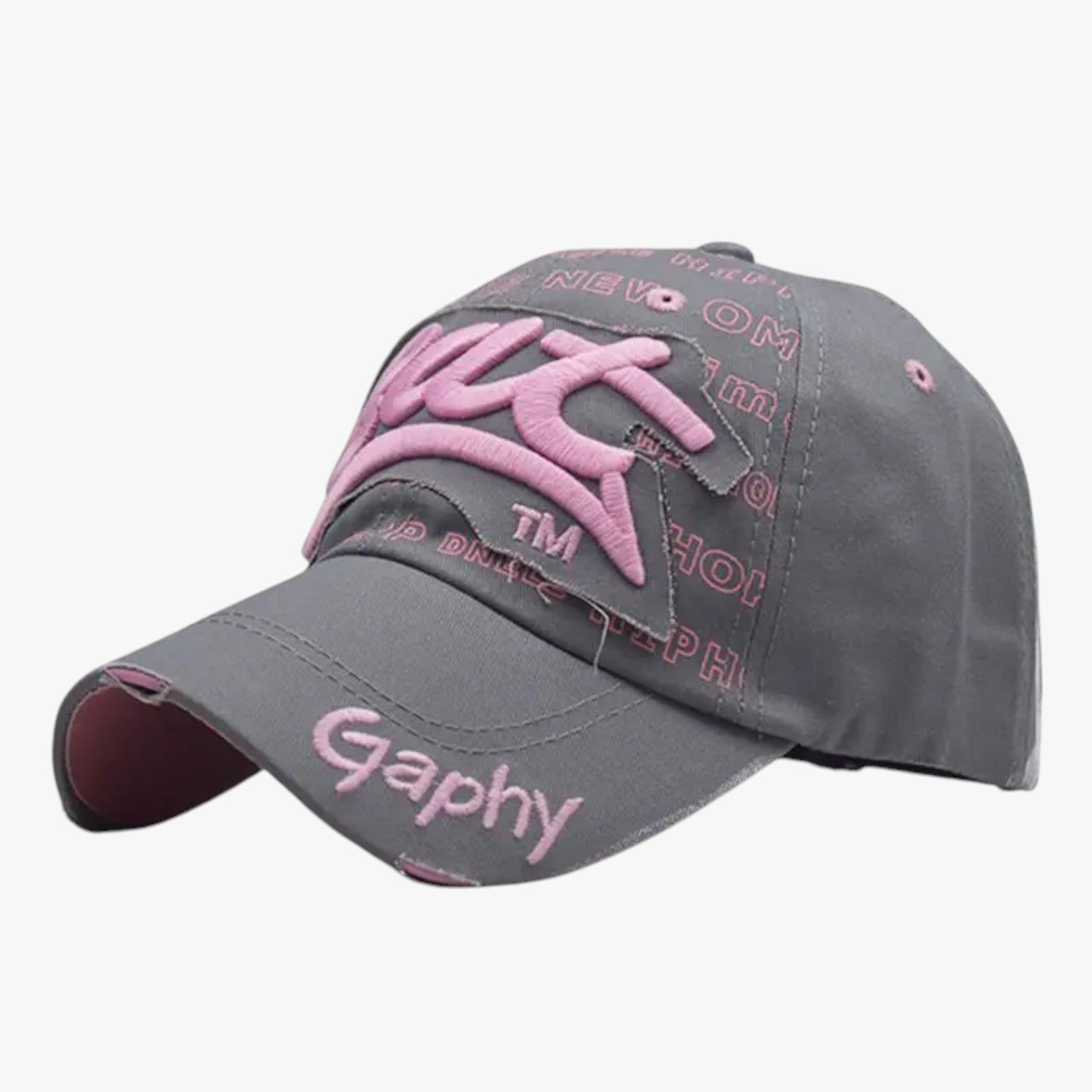 Berretto snapback in cotone per uomo - Stile cool con ricamo di squali Lino - GRIJS XXL >8J - Baseball caps berretto berretto snapback caps cool cotone lino men's hat mens accessory ricamo snapback - Concept Palermo