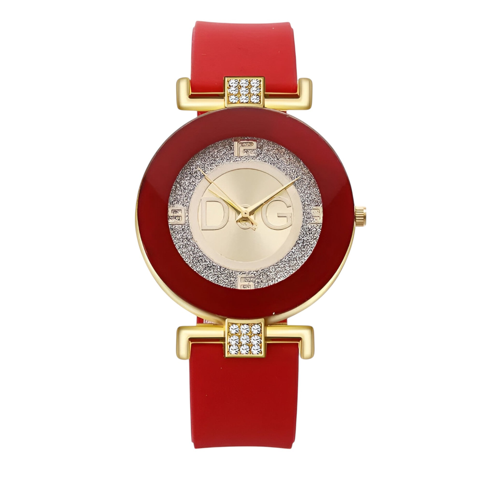 Orologio Donna al Quarzo Minimalista con Cinturino in Silicone Morbido - Vari Colori - rossa - cinturino donna female watch minimalista orologio orologio donna quarzo silicone watch for women watches - Concept Palermo