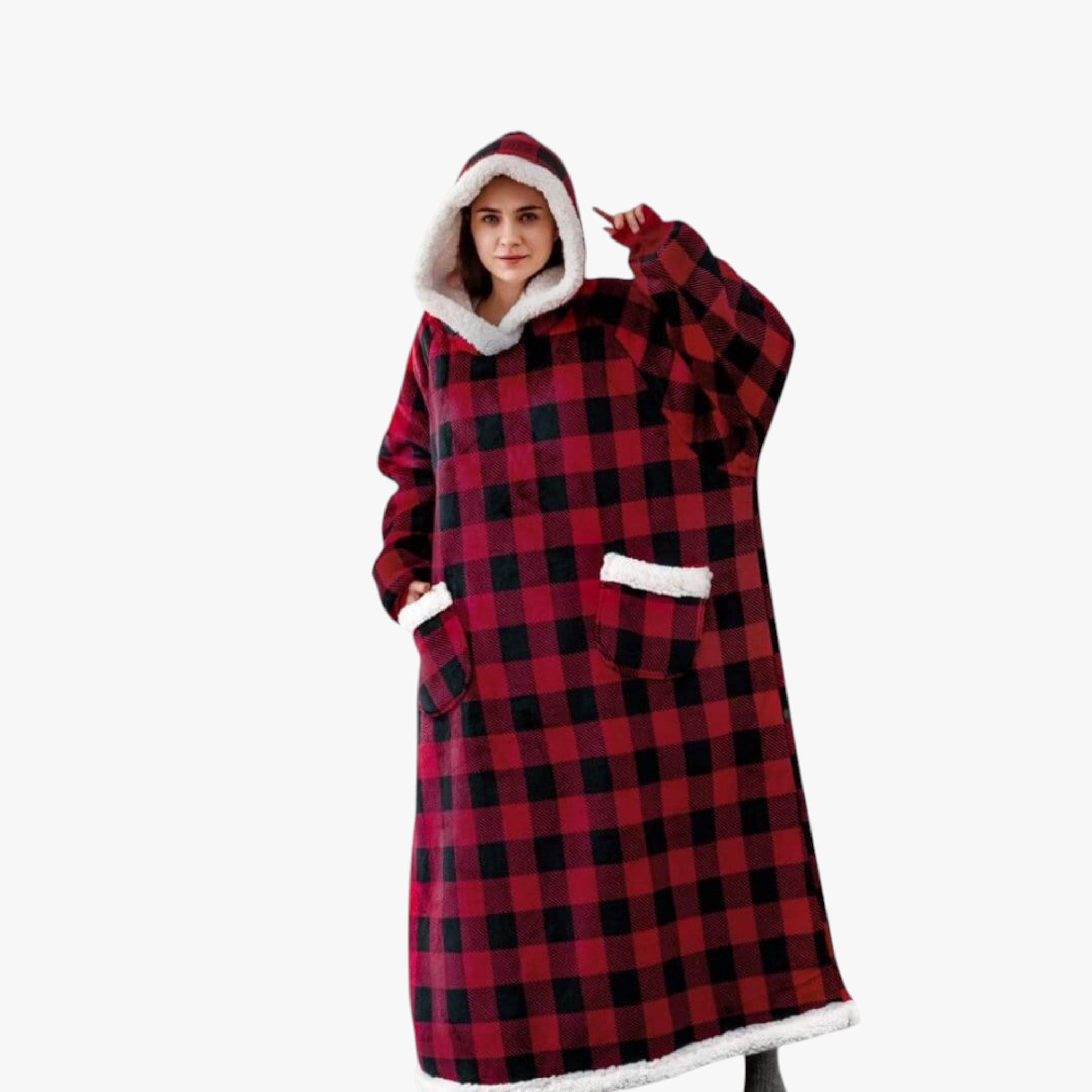 Coperta con Cappuccio Morbida e Reversibile Uomo - - accessori campeggio cappuccio casa comfort coperta coperta calda coperta cappuccio coperta con cappuccio coperta lavabile coperta morbida coperta reversibile coperte e plaid copertura sportiva felpa coperta morbida relax domestico reversibile uomo - Concept Palermo