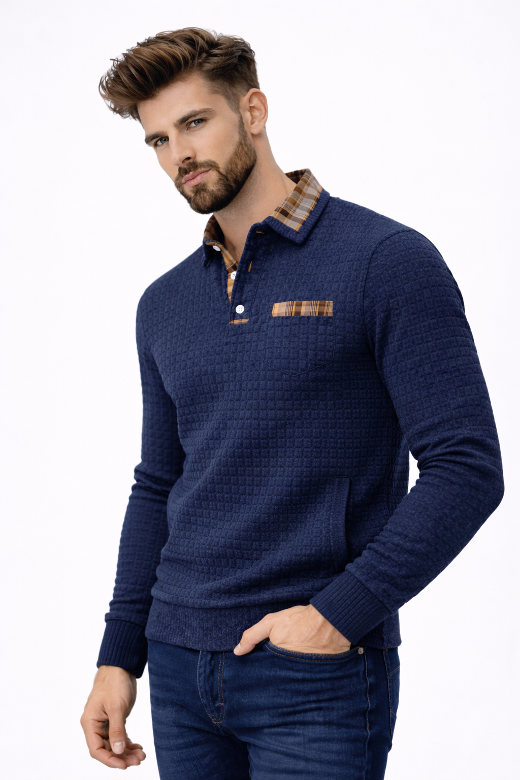 Polo da Uomo in Cotone Casual per l'Estate - Traspirante & Confortevole