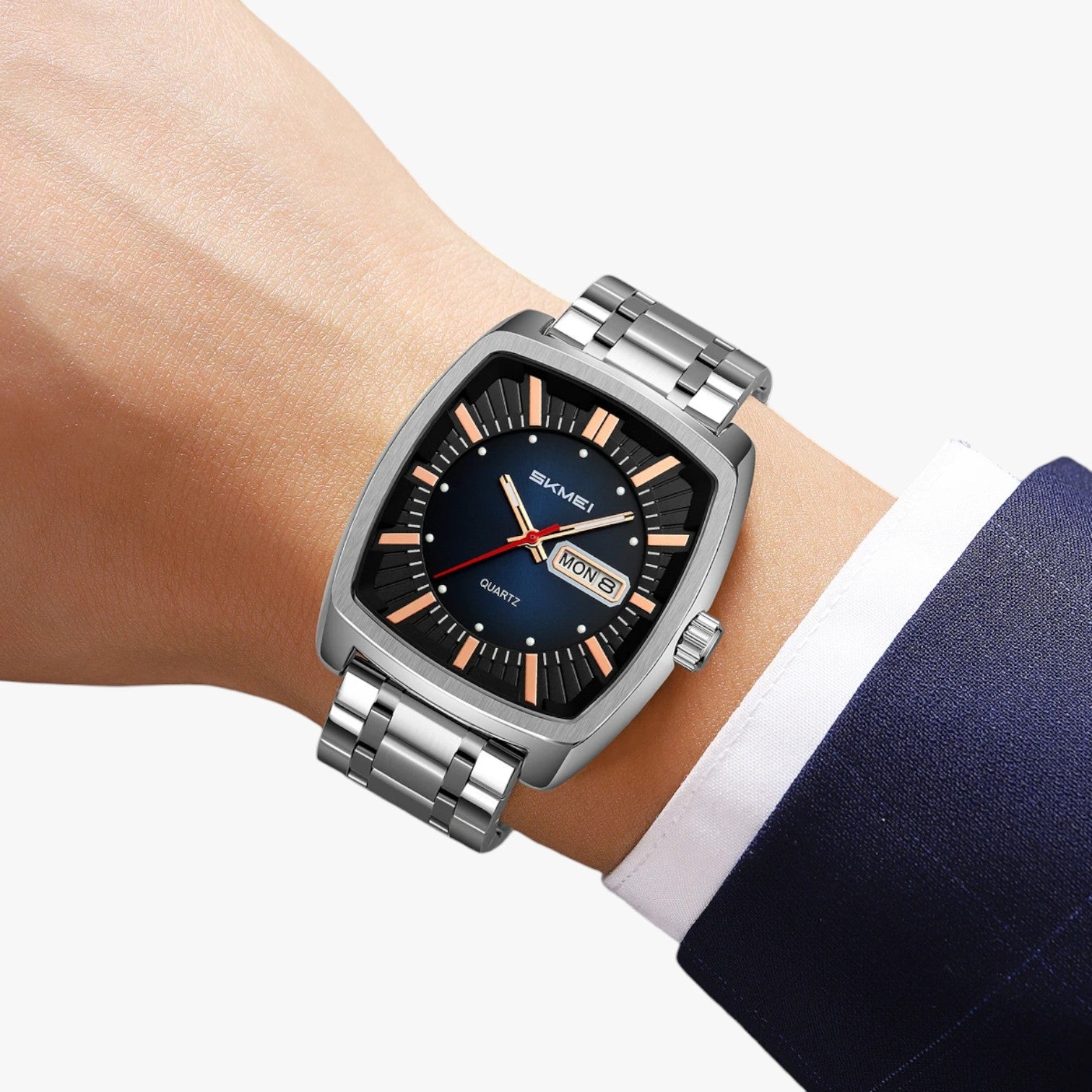 Orologio da uomo impermeabile con data e quadrante luminoso Rosso - - data impermeabile luminoso orologio orologio uomo quadrante uomo watch watch for men watches WATCHES FOR MEN wistwatches - Concept Palermo