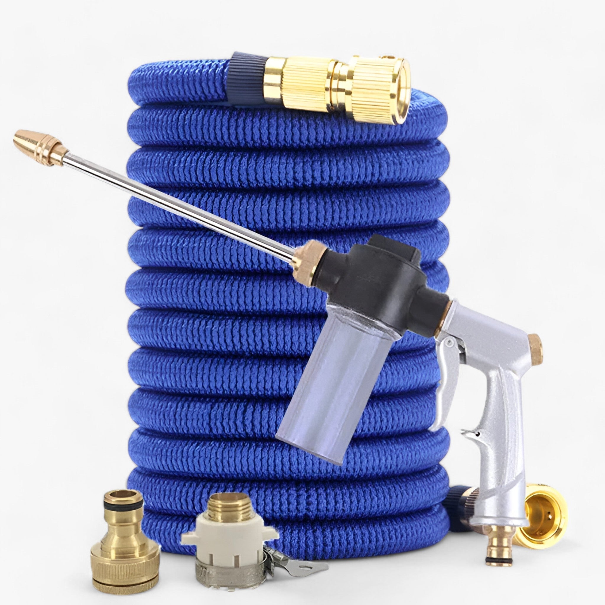Pistola a spruzzo per giardino con tubo flessibile - Pressione regolabile per una pulizia potente - Set di serpenti blu - aqua | pistola a spruzzo per giardino con tubo flessibile - pressione regolabile per una pulizia potente - € flessibile garden hose giardino hose spray pistola pistola spruzzo potente pressione pulizia - Concept Palermo